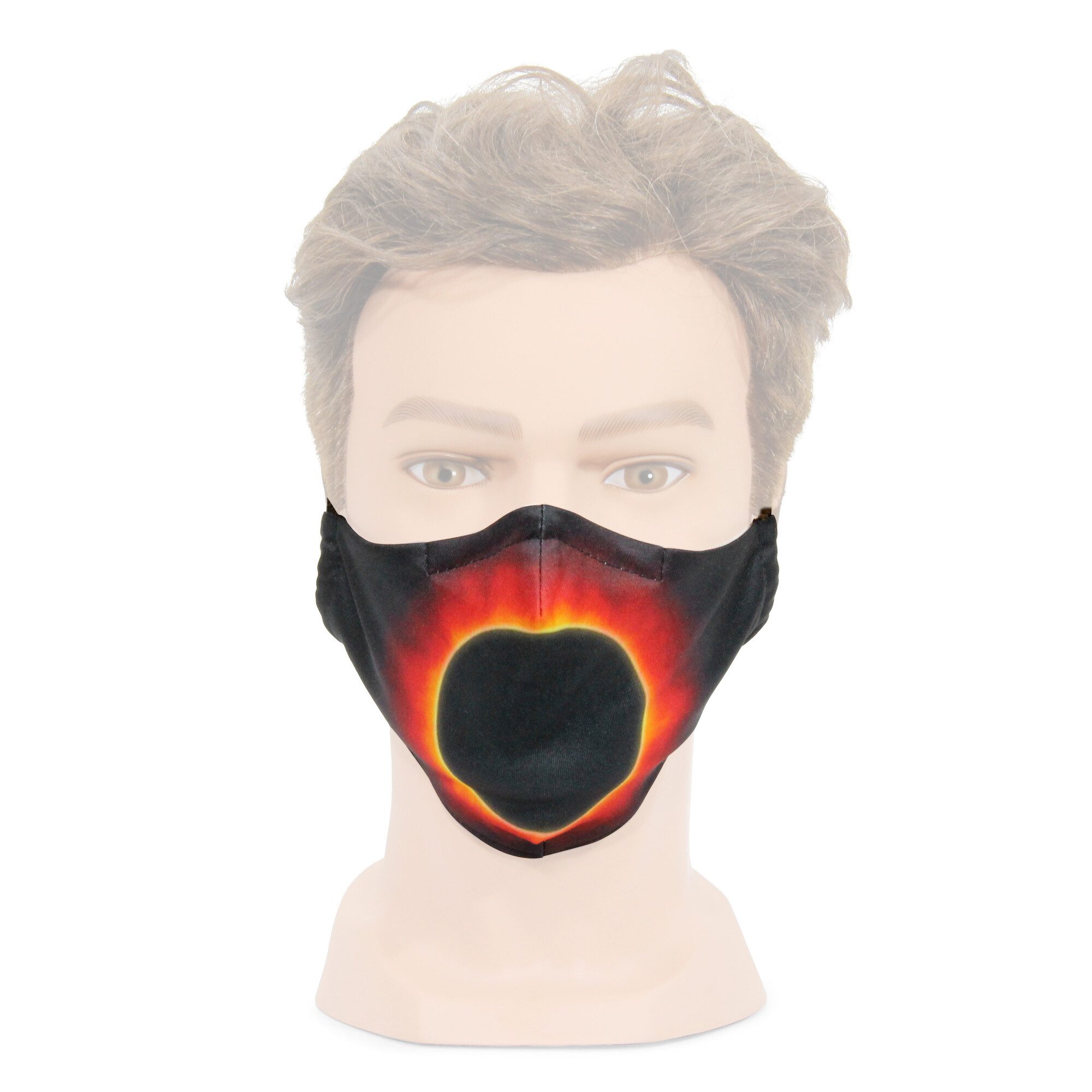 Masketo Mund-Nasen-Maske Masketo Mund- und Nasenmaske mit Astromotiv Sonnencorona 5 Stück