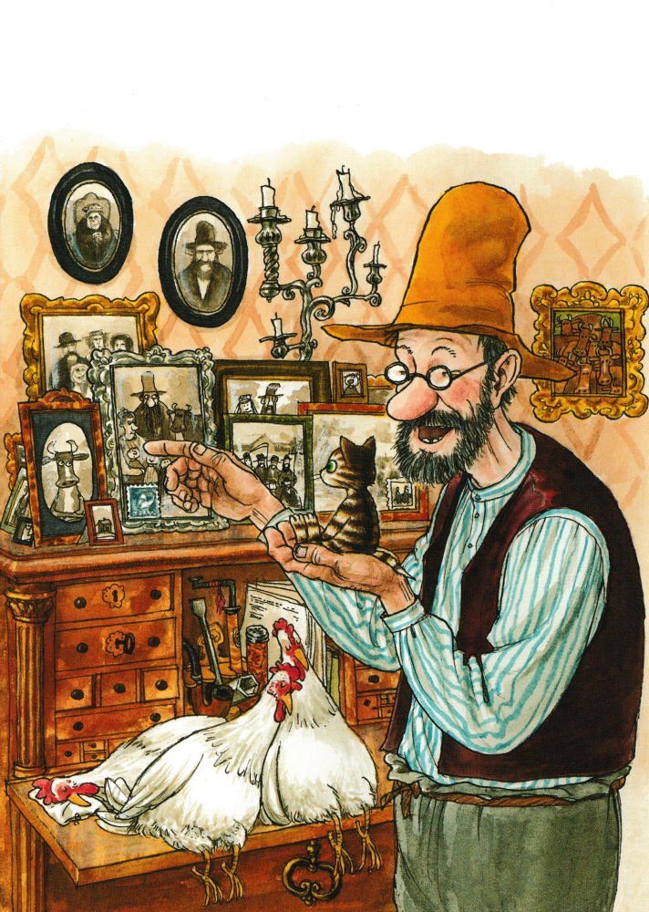 postkarten-universum.de Postkarte Postkarten-Set "Pettersson und Findus"