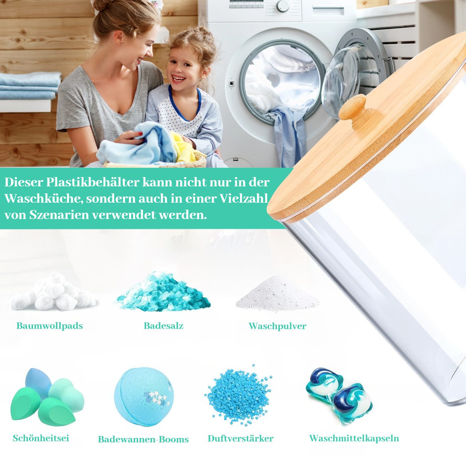 BlingBin Aufbewahrungsbox 3 Stück Waschmittel Pod günstig online kaufen