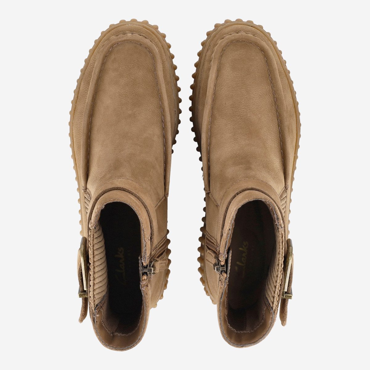 Clarks Clarks Torhill Buckle 26327988 4, Stiefeletten, Beige, Damen Stiefelette