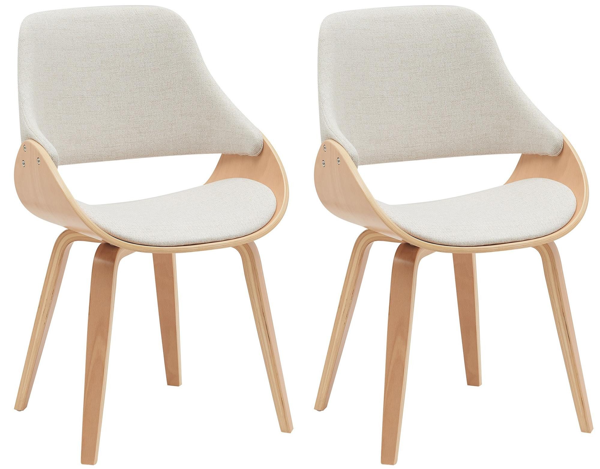 CLP Esszimmerstuhl Vangale (2er Set, 2 St), gepolstert mit Arm- und Rückenl günstig online kaufen