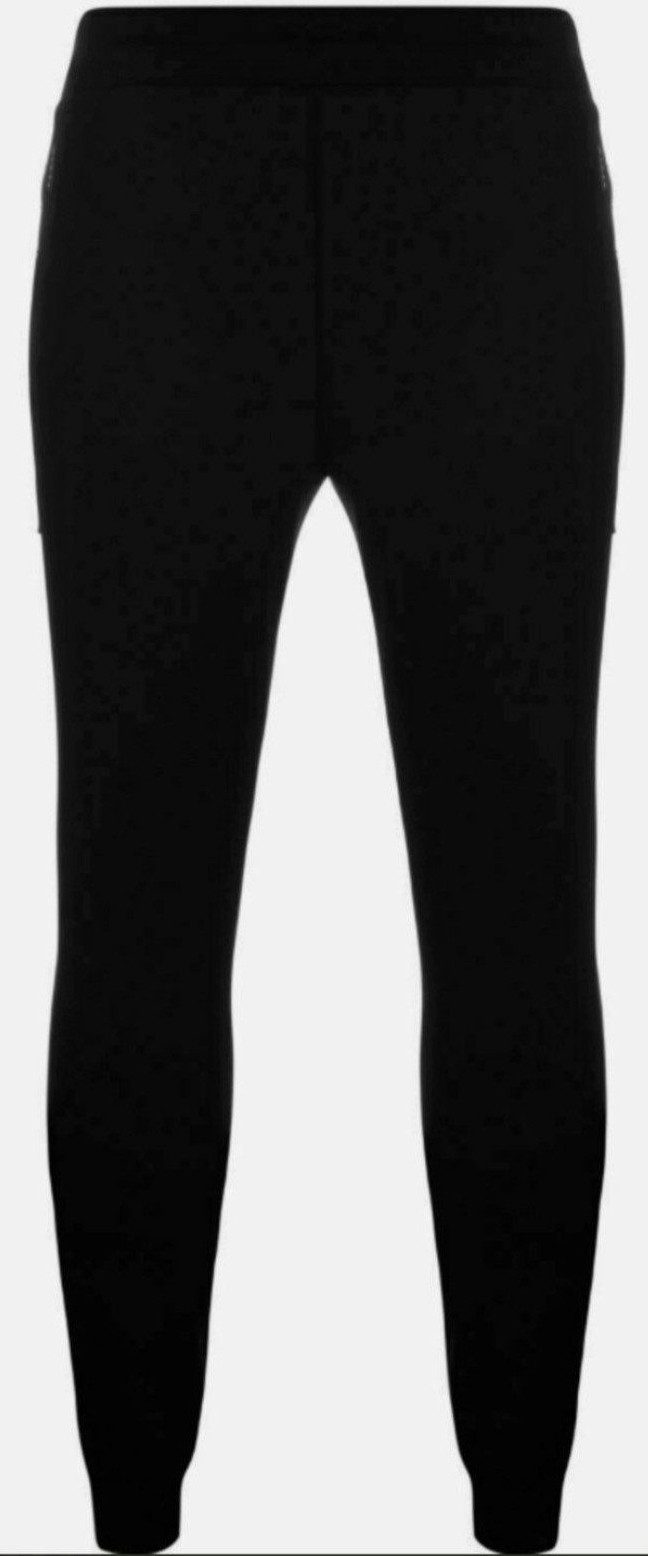 Jogginghose Herren Sweatpants Hose Tape Stripe Leder Patch Siim Fit