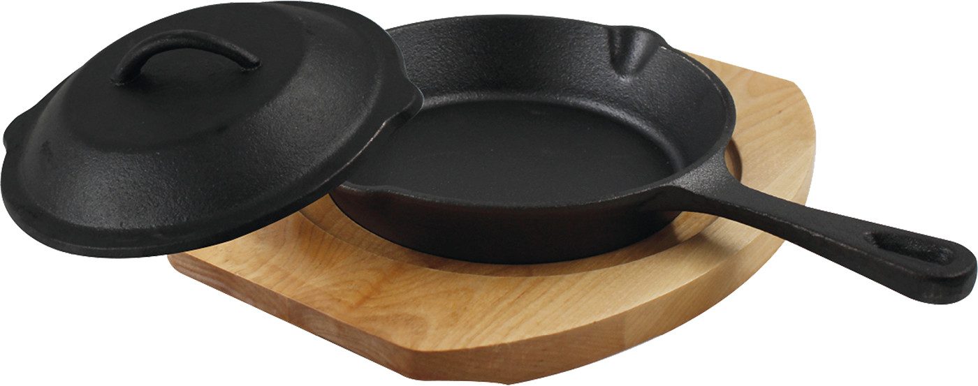 Michelangelo Deckel PARILLA für Stielpfanne, Durchmesser: 20 cm, Gusseisen, (Inhalt, 1-tlg), mit perfektem Sitz und dampfdicht für aromatisches Garen – Bild 2 von 2