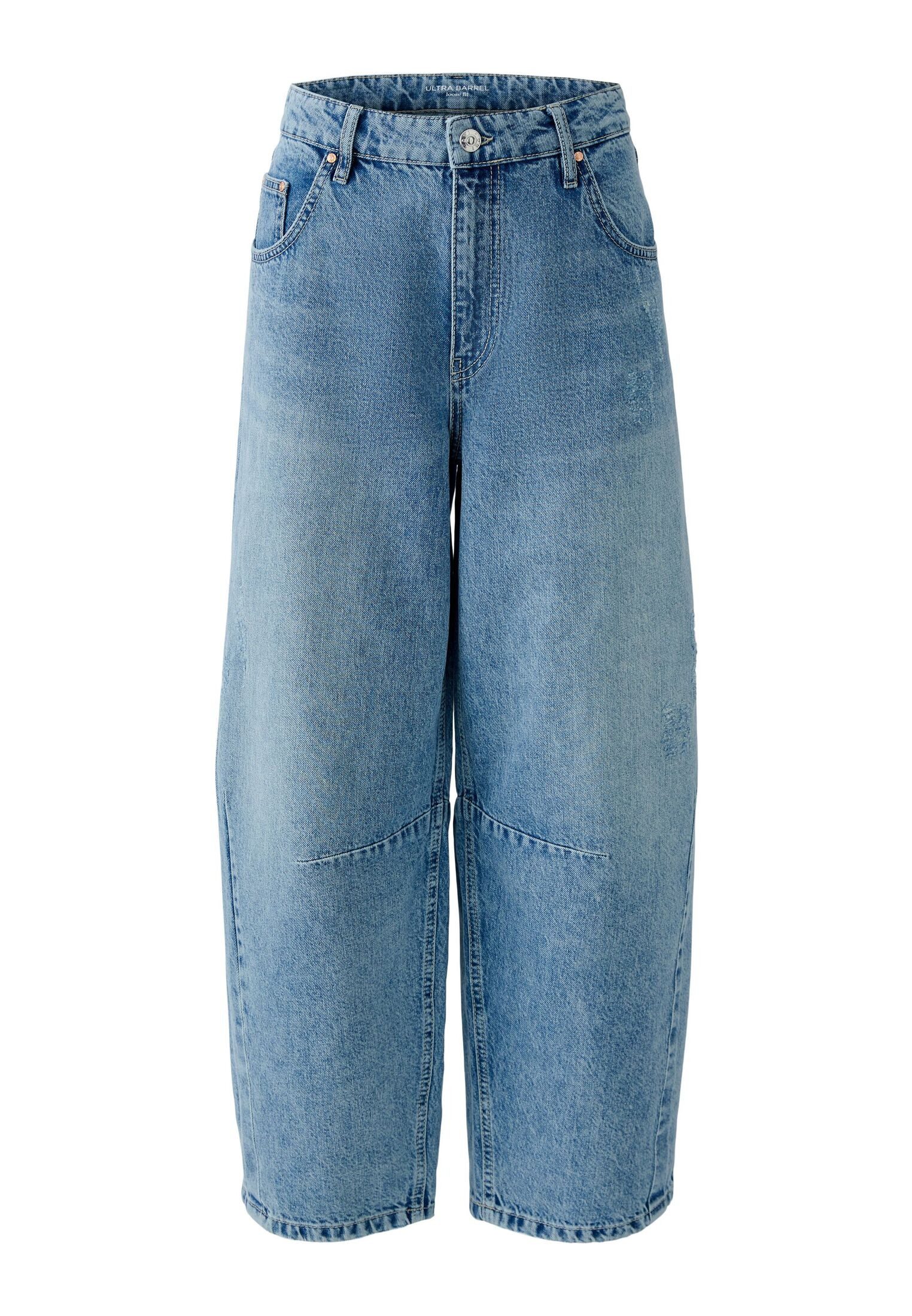 Oui Relax-fit-Jeans Джинсы Barrel Detailprint