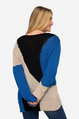 Laurasøn Fleecepullover Pullover Colorblocking