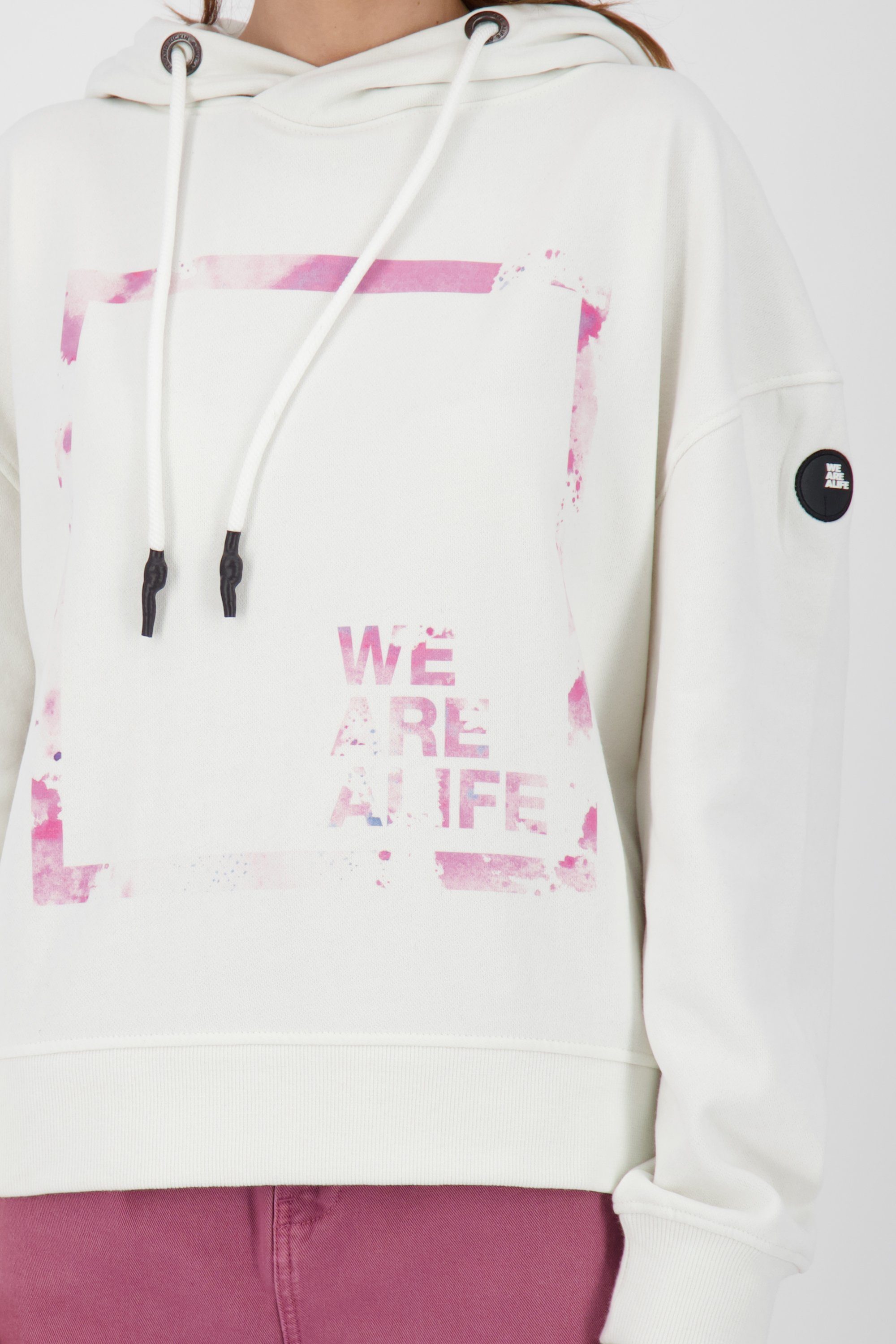 Kapuzensweatshirt Sweat & Kapuzensweatshirt, Sweatshirt Kickin white Damen Alife JessyAK