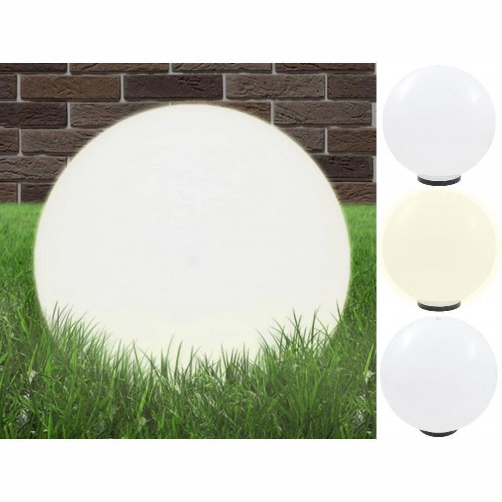 vidaXL Gartenleuchte LED-Gartenleuchte Kugelförmig 50 cm PMMA Gartenlampe Gartenleuchte auß