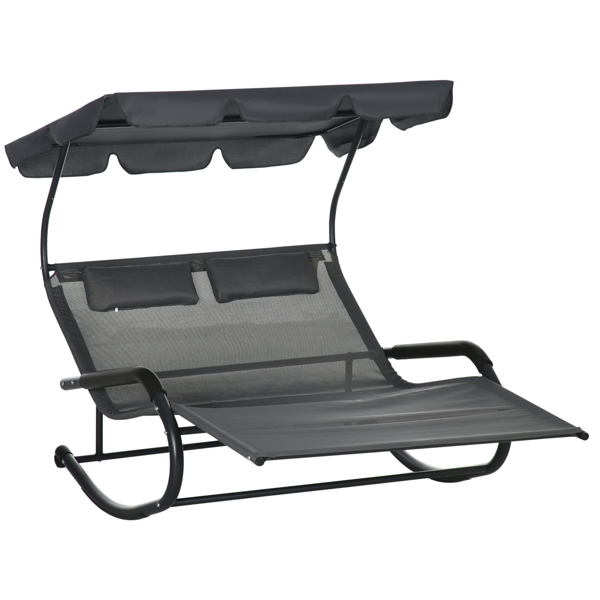 Auralum Doppelliege Sonnenliege Doppelliege Garten Style günstig online kaufen