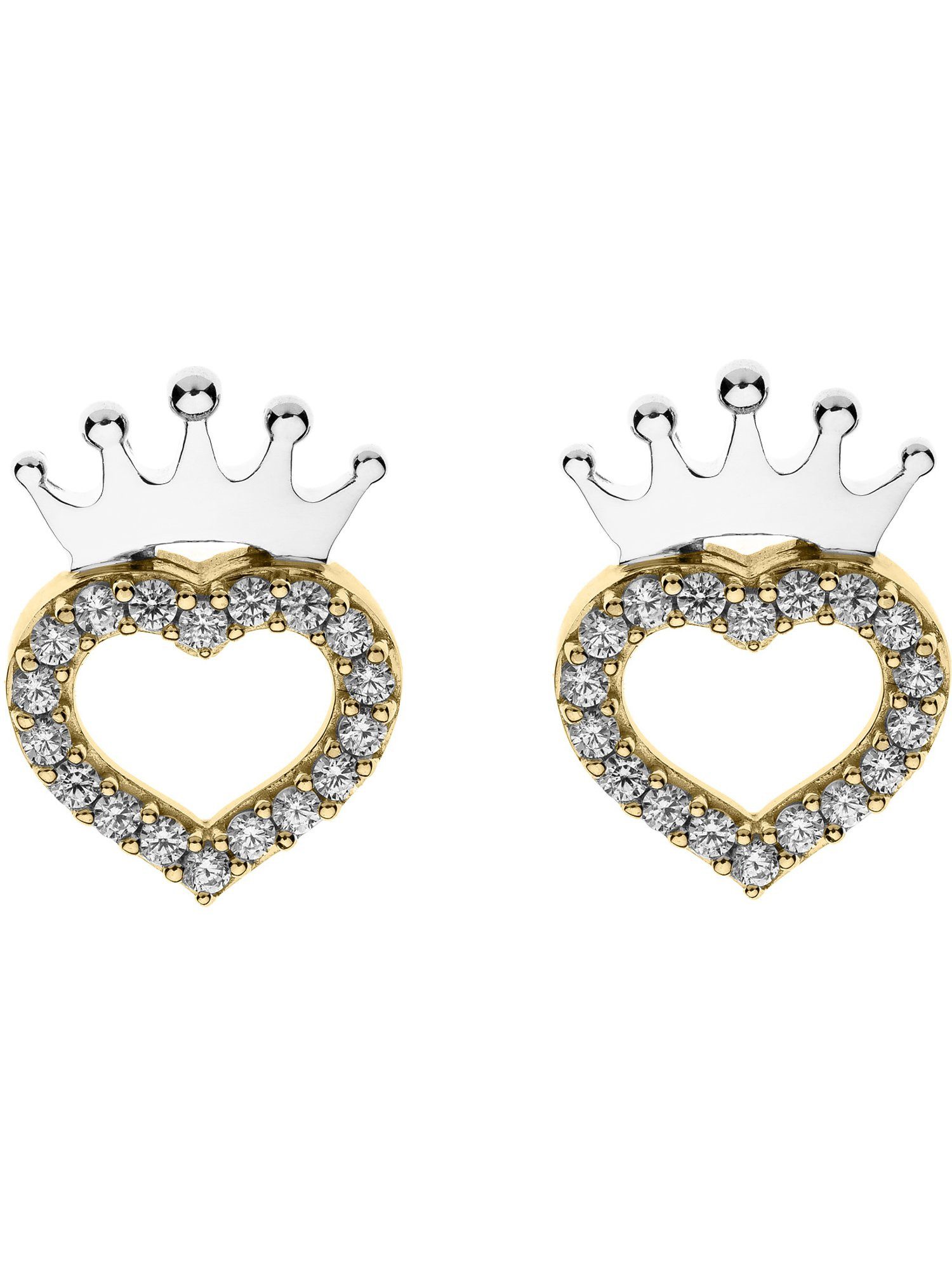 DISNEY Jewelry Paar Ohrstecker Disney Mädchen-Ohrstecker 925er Silber, CHRISTMAS COLLECTION