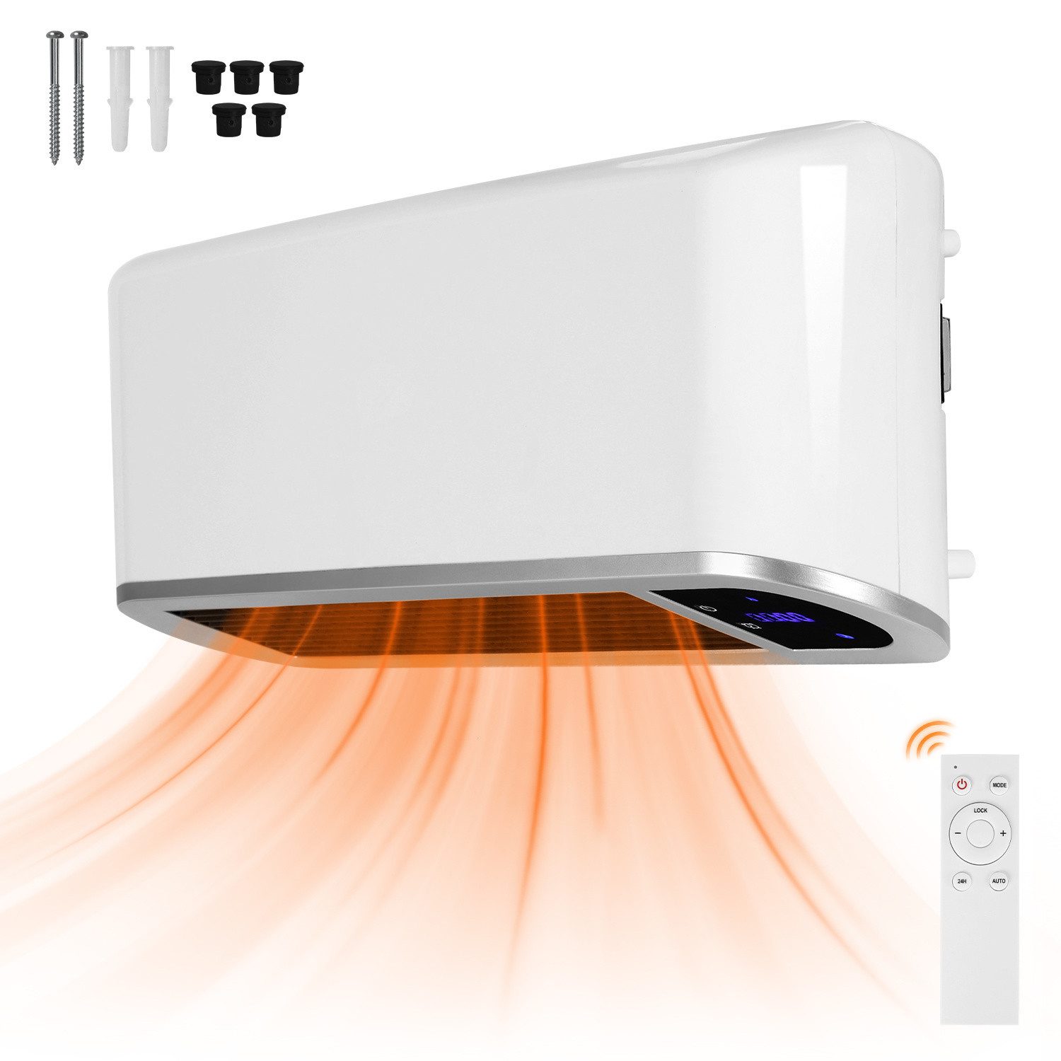 Clanmacy Keramikheizlüfter Wand Heizlüfter mit Timer günstig online kaufen