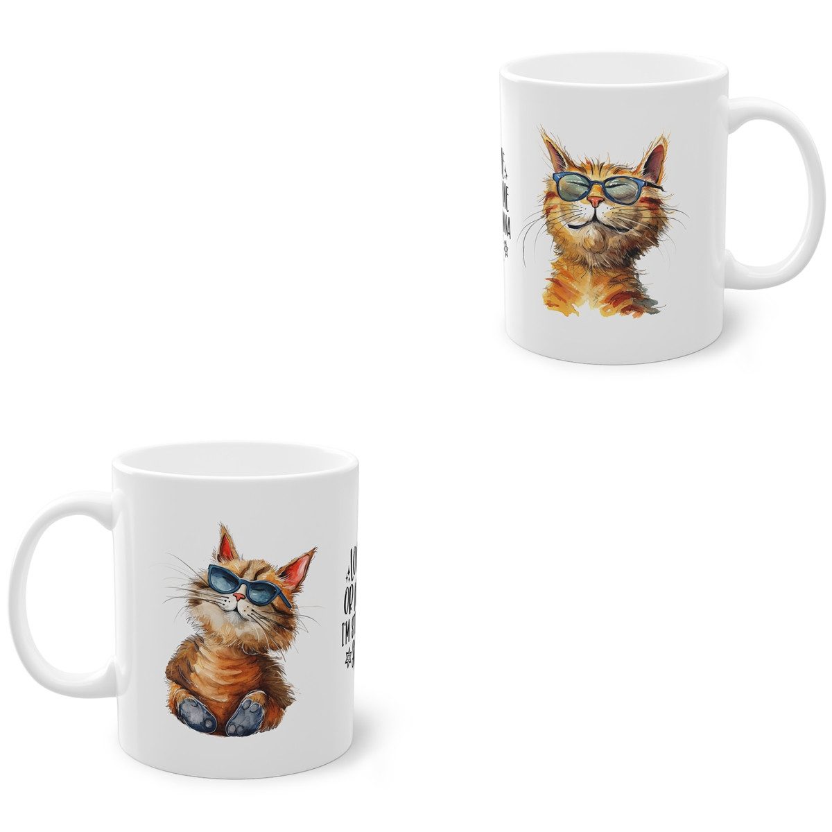 Alltagszauber Becher - Tasse SHINE für 330ml - Humor - Geschenktasse, 2-tlg., Keramik