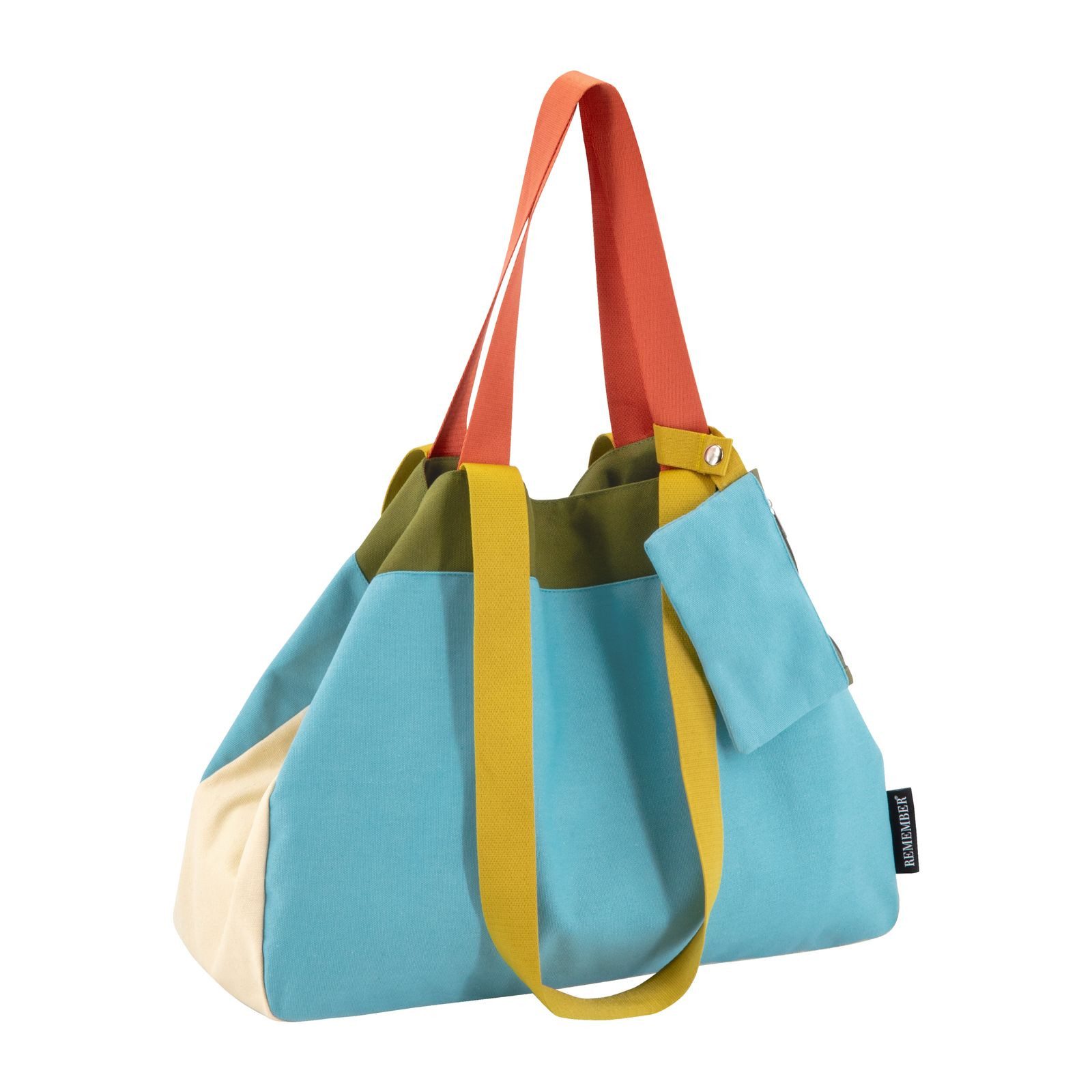 Remember Einkaufsshopper, Remember CANVAS Tasche Shoppingtasche blau günstig online kaufen