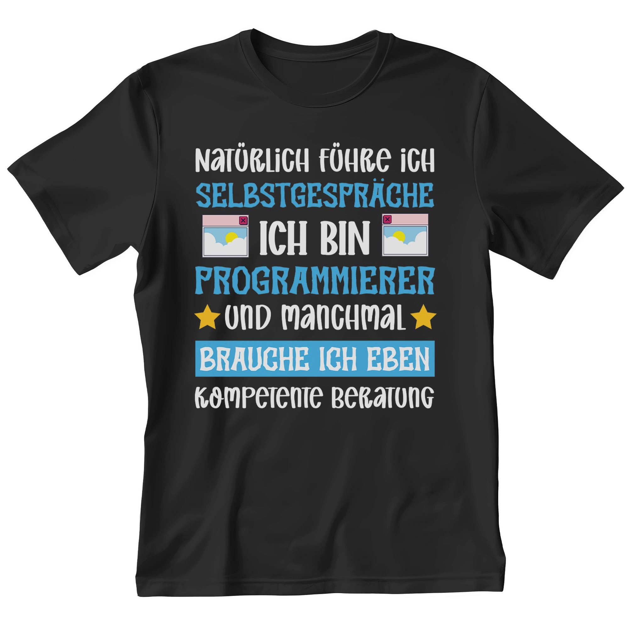 T-Shirt Programmierer Geschenk Männer Spruch Beruf Studium Abschluss