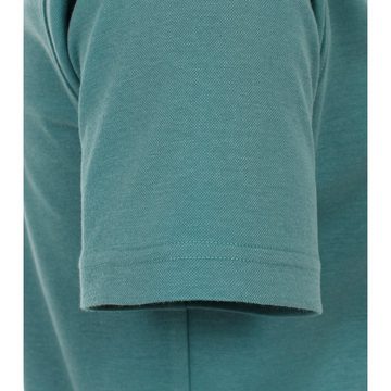 CASAMODA Langarm-Poloshirt CasaModa Große Größen Herren T-Shirt dunkelmint easy care