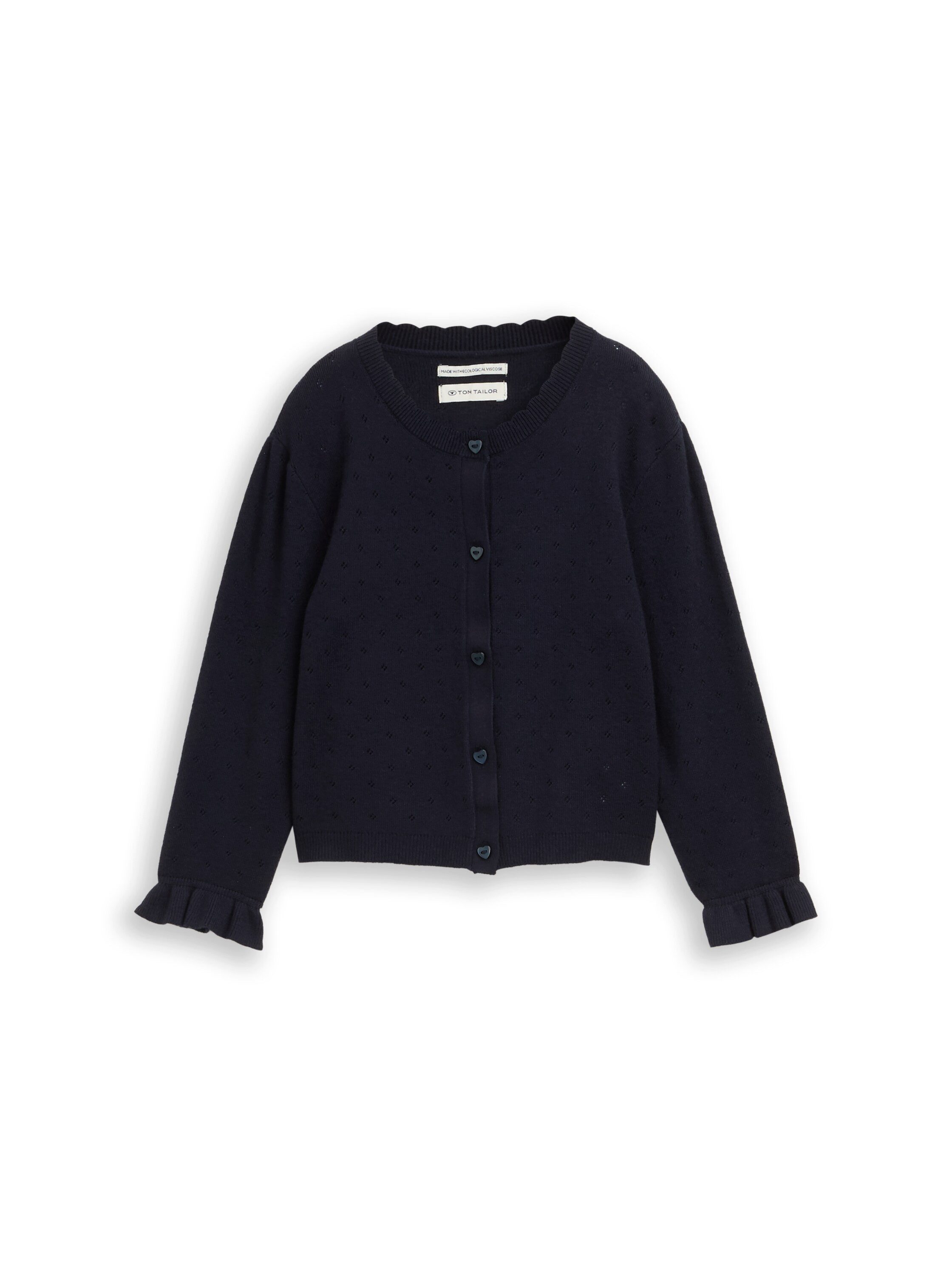 TOM TAILOR Ajourstrickjacke mit Muster