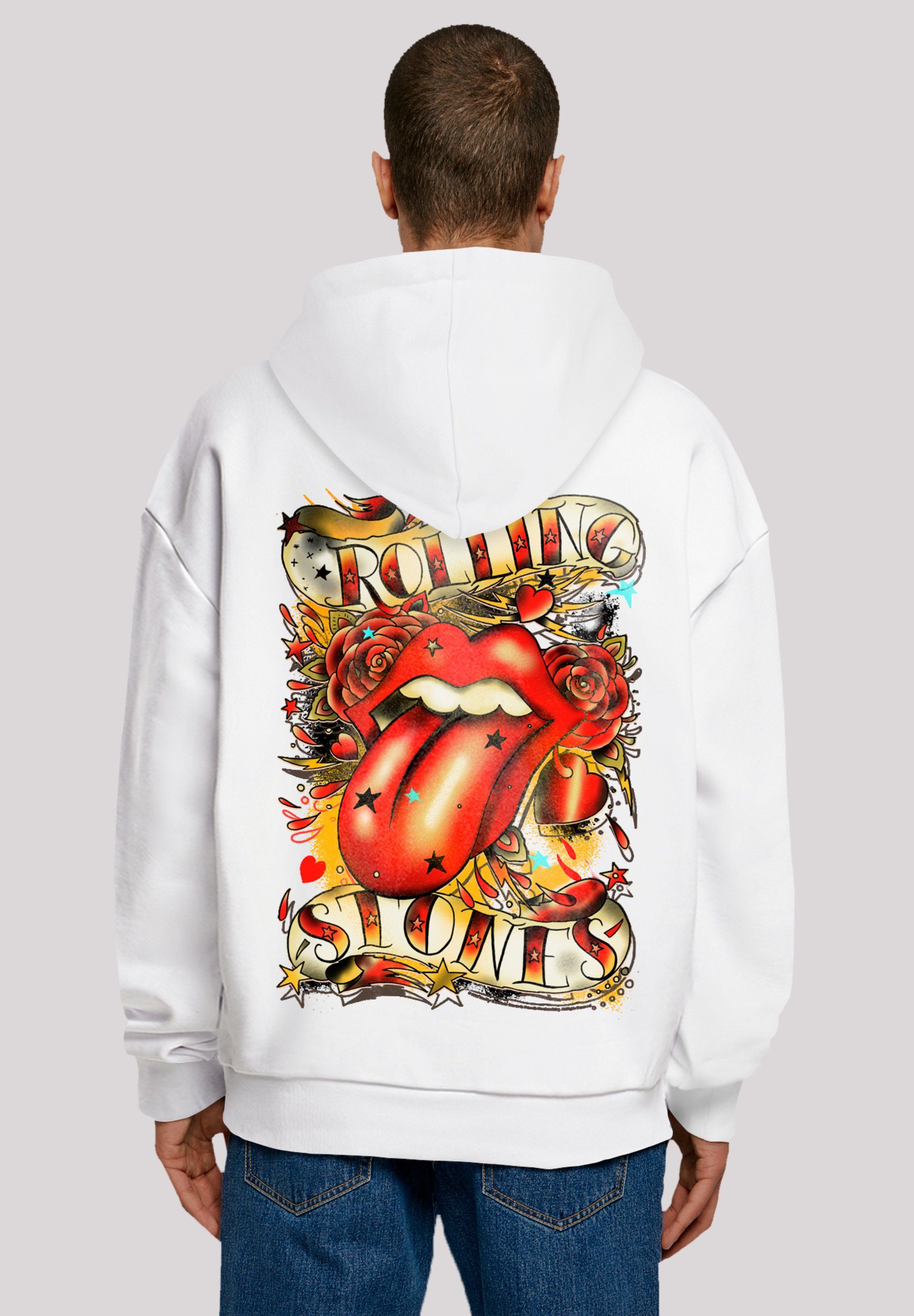 Rolling Band, Tongue Stones Logo The Stars And F4NT4STIC Musik, Kapuzenpullover