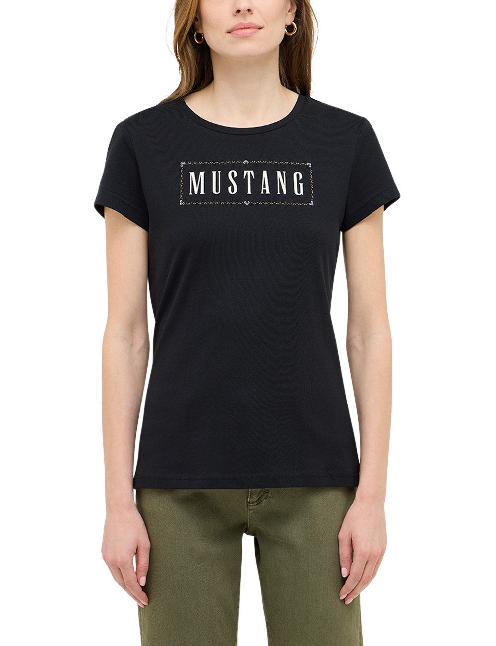 MUSTANG Kurzarmshirt Damen Style Loa günstig online kaufen