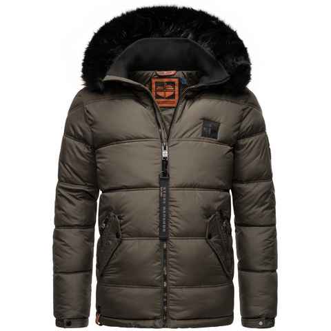 Stone Harbour Steppjacke Zarlaan gesteppte Winterjacke mit abnehmbarer Kapuze