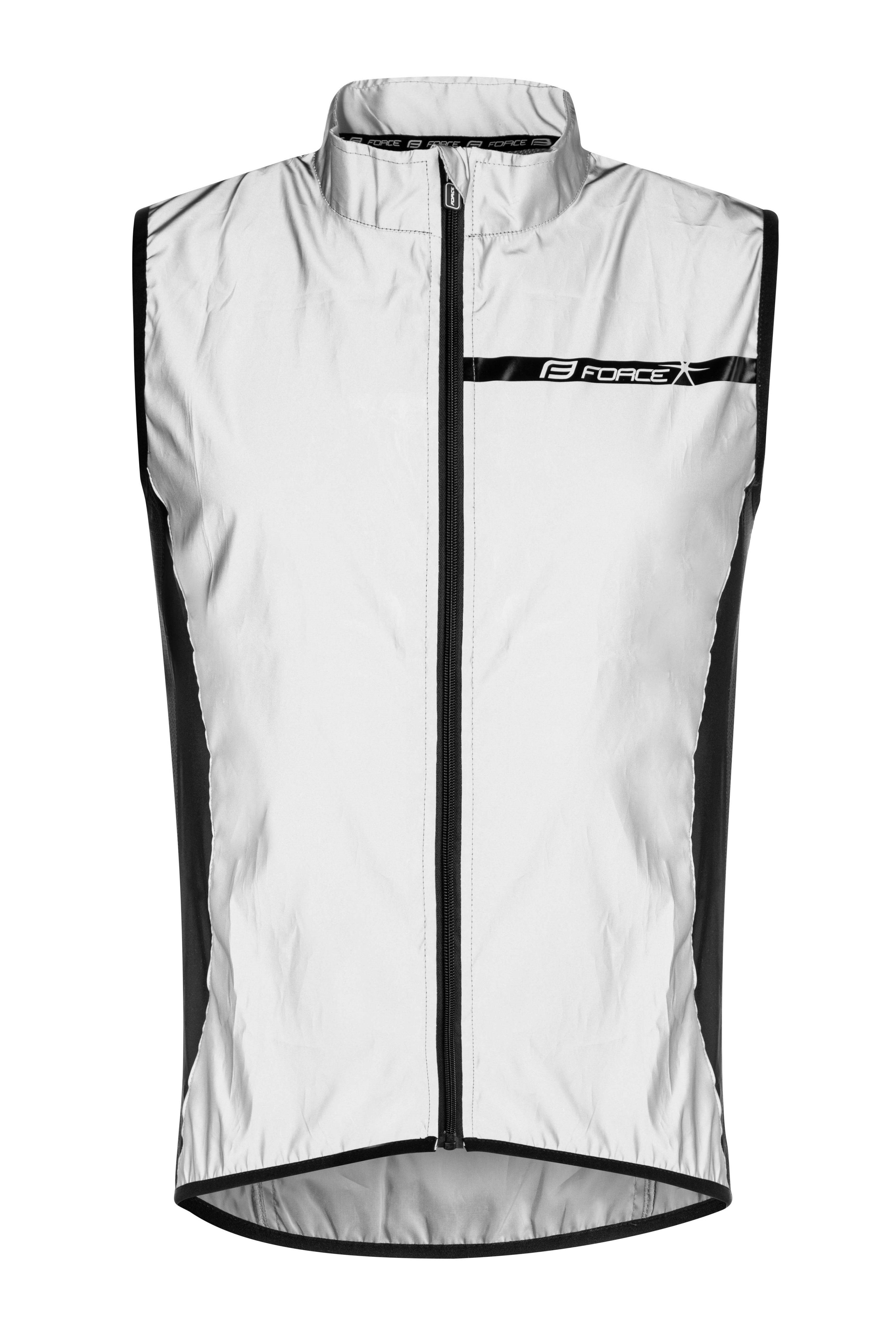 FORCE Fahrradjacke Weste FORCE FLASH hoch-reflektive +15 °C und darüber %%% günstig online kaufen