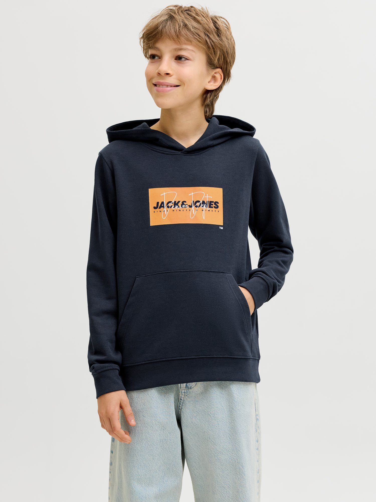 Jack & Jones Junior Sweatshirt JJCOLE PRINT SWEAT HOOD JNR – Bild 3 von 5