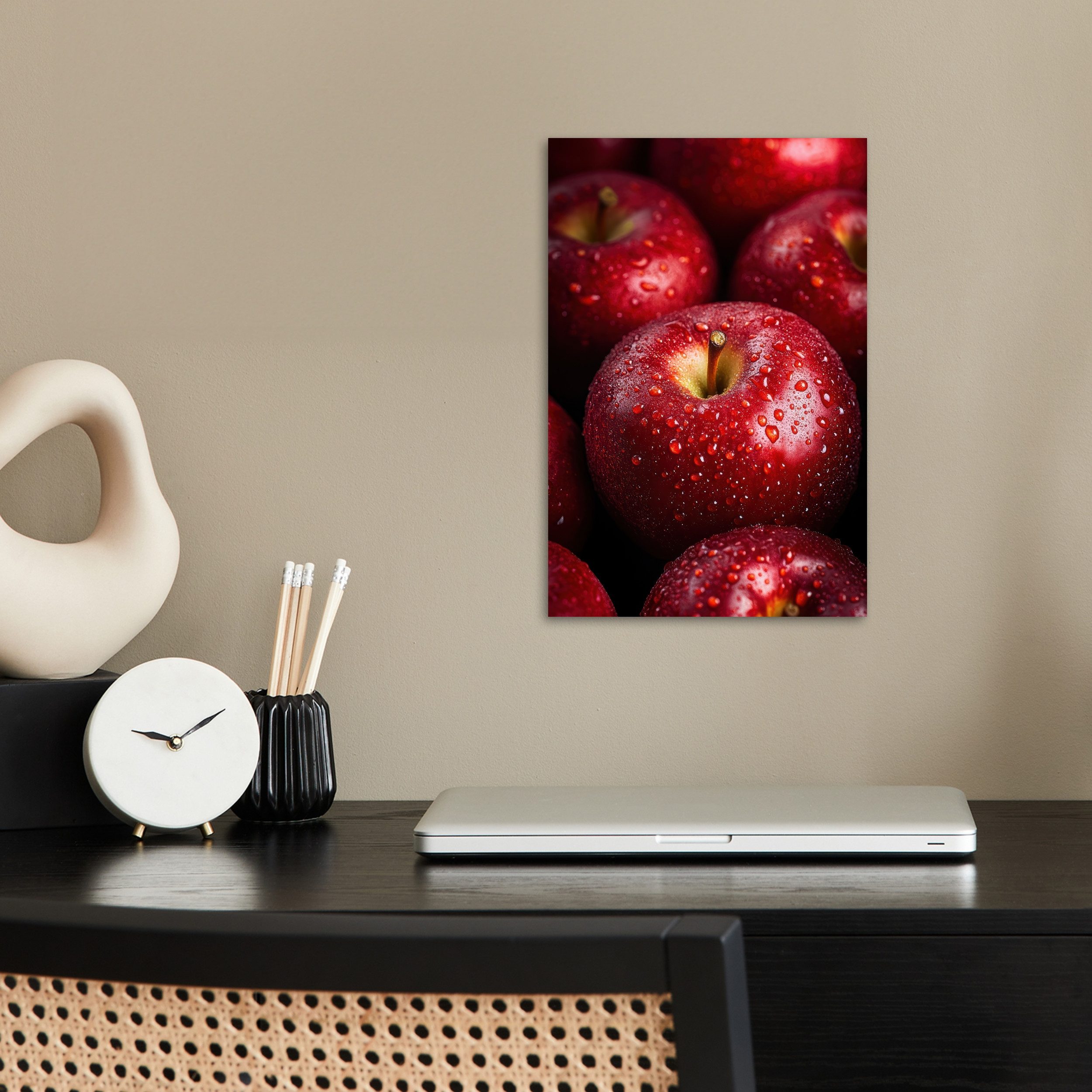 MuchoWow Poster Rot - Äpfel - günstig online kaufen