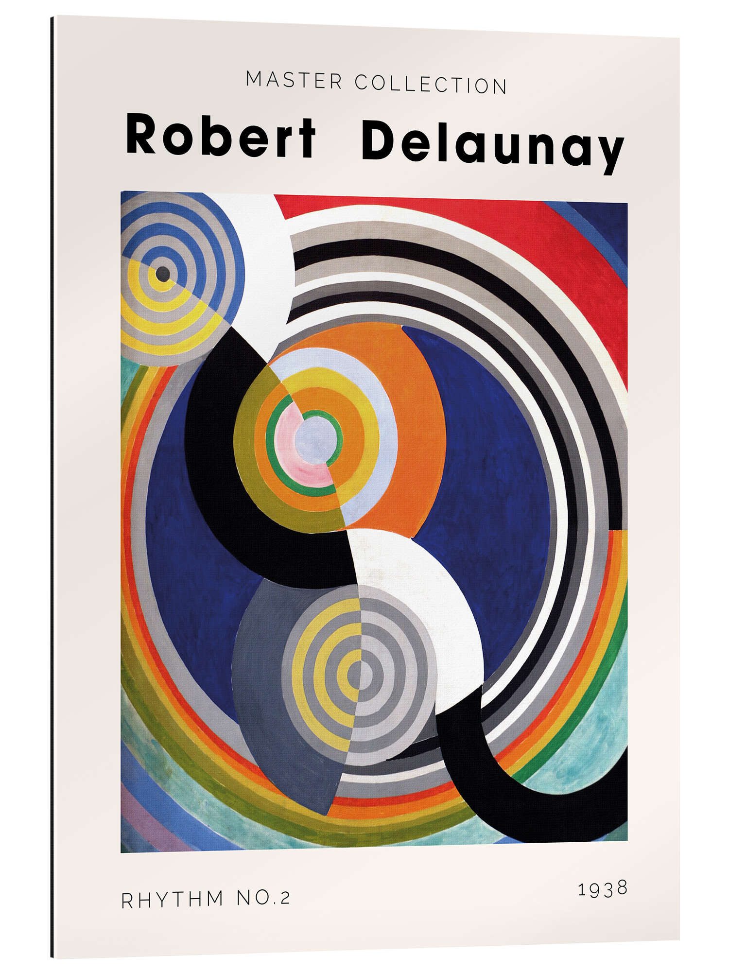 Posterlounge XXL-Wandbild Robert Delaunay, Rhythm No. 2, 1938, Wohnzimmer Modern Malerei