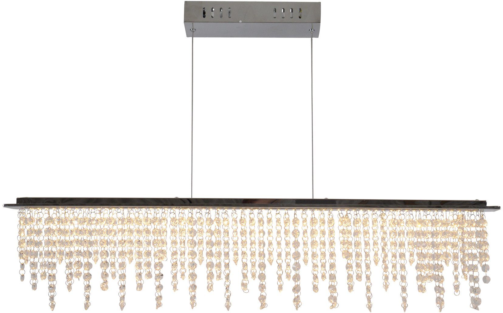 fest Dimmfunktion, LED Pendelleuchte Wandschalter / LED Warmweiß, Kaltweiß, LED Fernbedienung integriert, Pendelleuchte>>Diamonds<<,Dimmbar näve Farbsteuerung, Diamonds, Tageslichtweiß, per Neutralweiß,