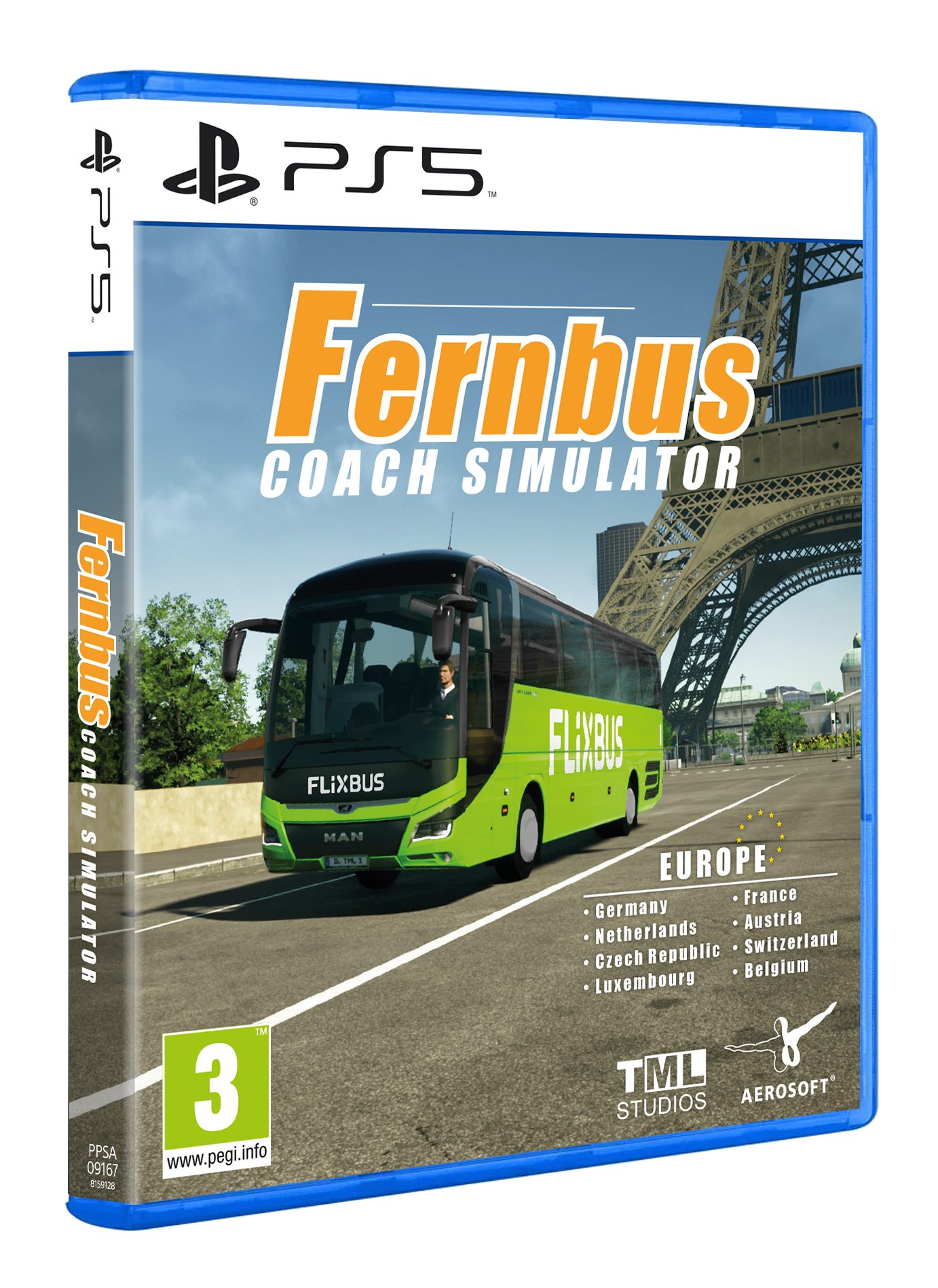 Aerosoft Fernbus Coach Simulator PS5, Playstation 5 Spiel (engl. Box)