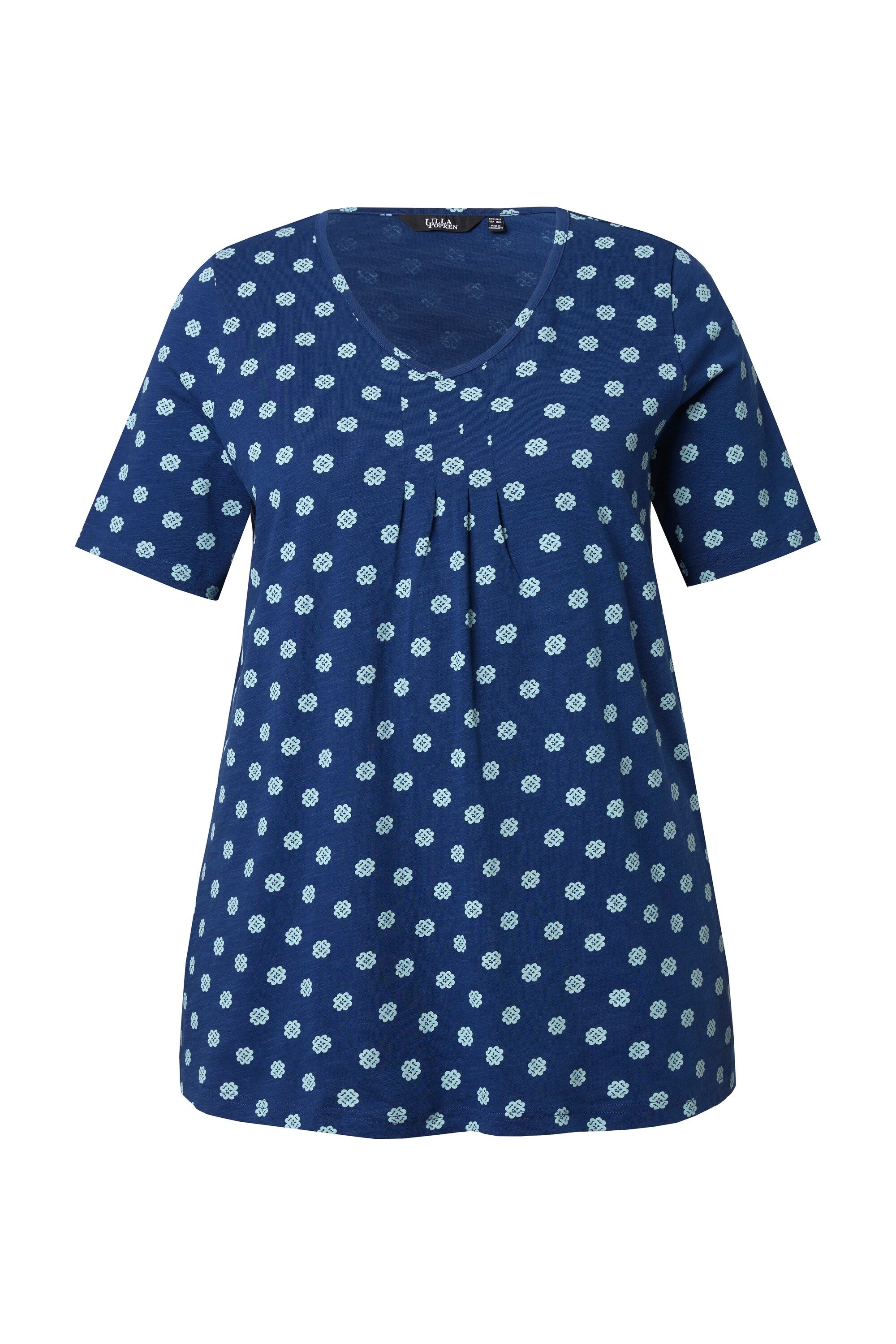 Ulla Popken T-Shirt T-Shirt Biesen A-Linie günstig online kaufen