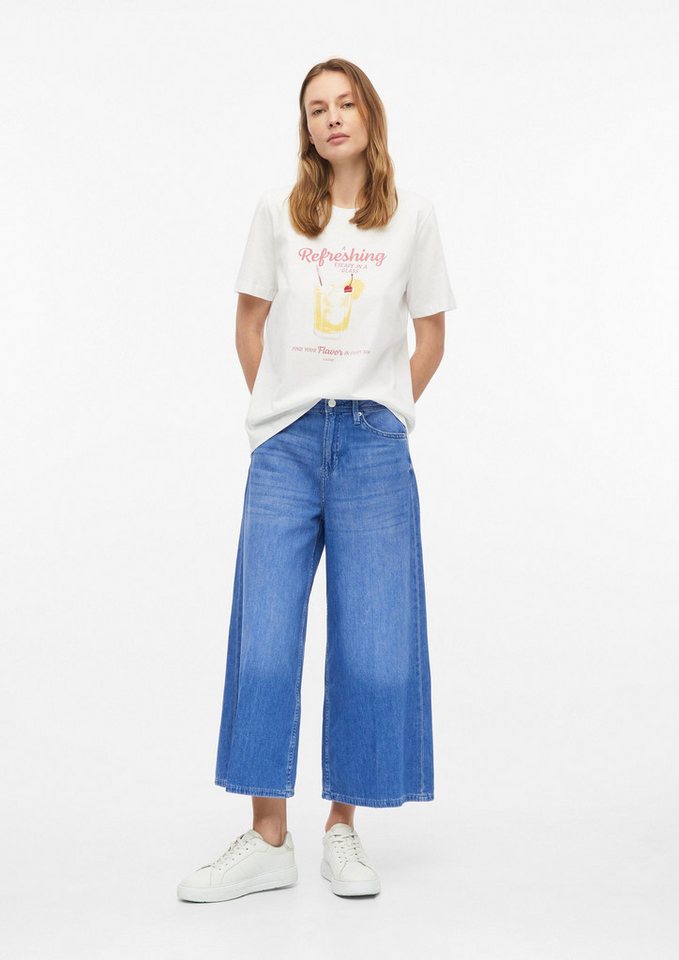 s.Oliver Weite Jeans Jeans-Hose MILLI Jeans-Culotte / Extra Wide Leg / High Rise
