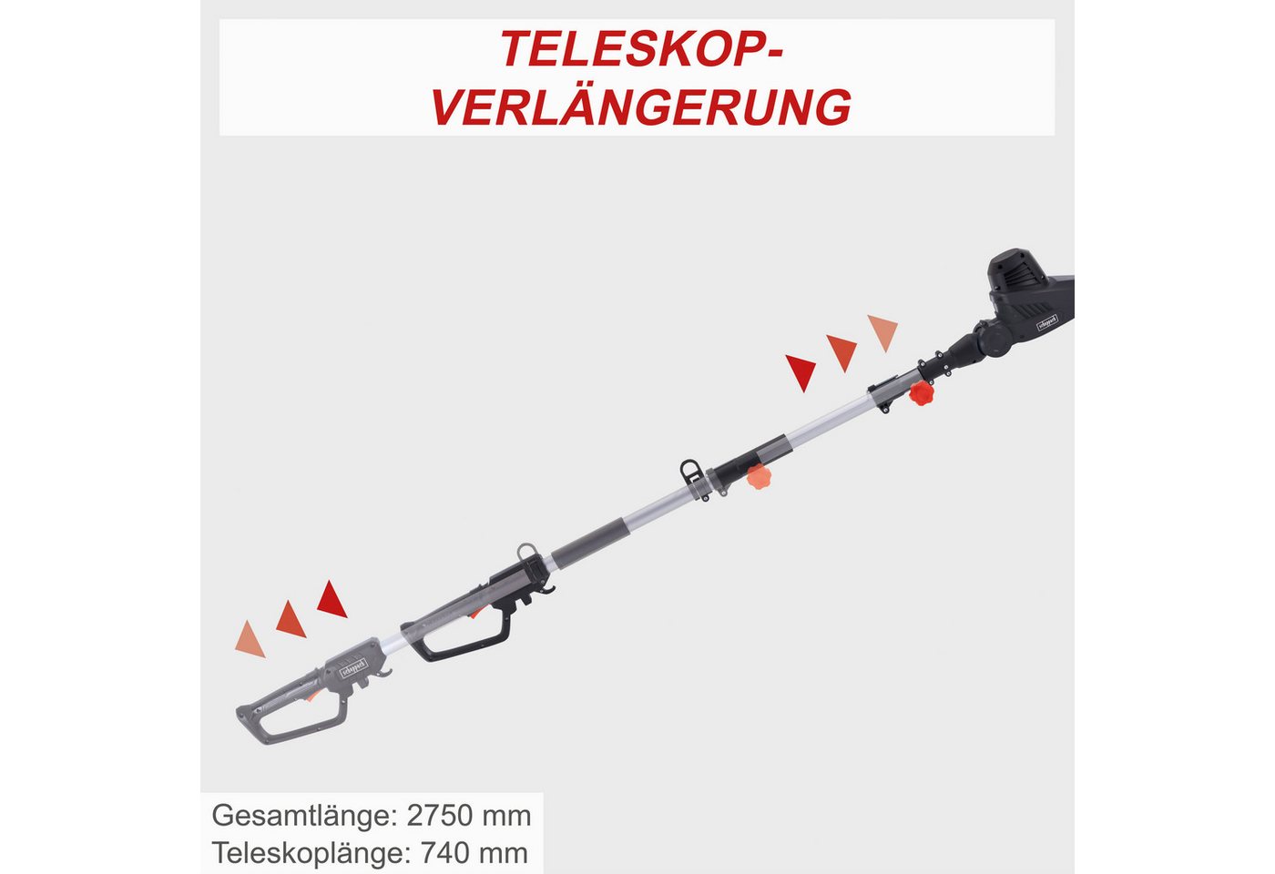 Thumbnail - Scheppach Elektro-Heckenschere Elektro-Teleskop- Heckenschere ETHT500, 500 W