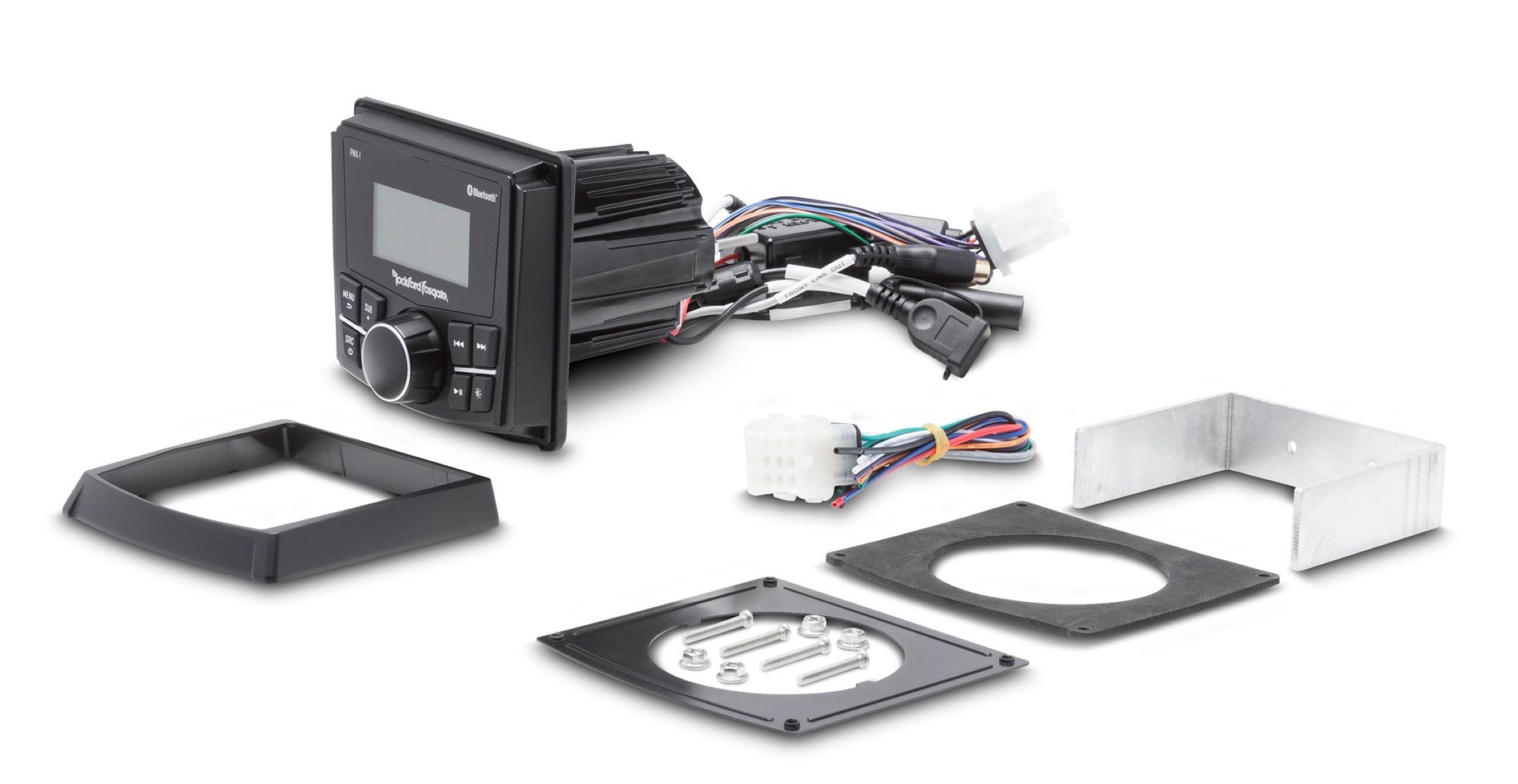 Rockford Fosgate Rockford Fosgate Marine PMX-1, Digital Media Receiver Autoradio (RDS, AUX-Eingang, USB, Marin/Wasserdicht, AM/FM Radio, Animiertes Display)