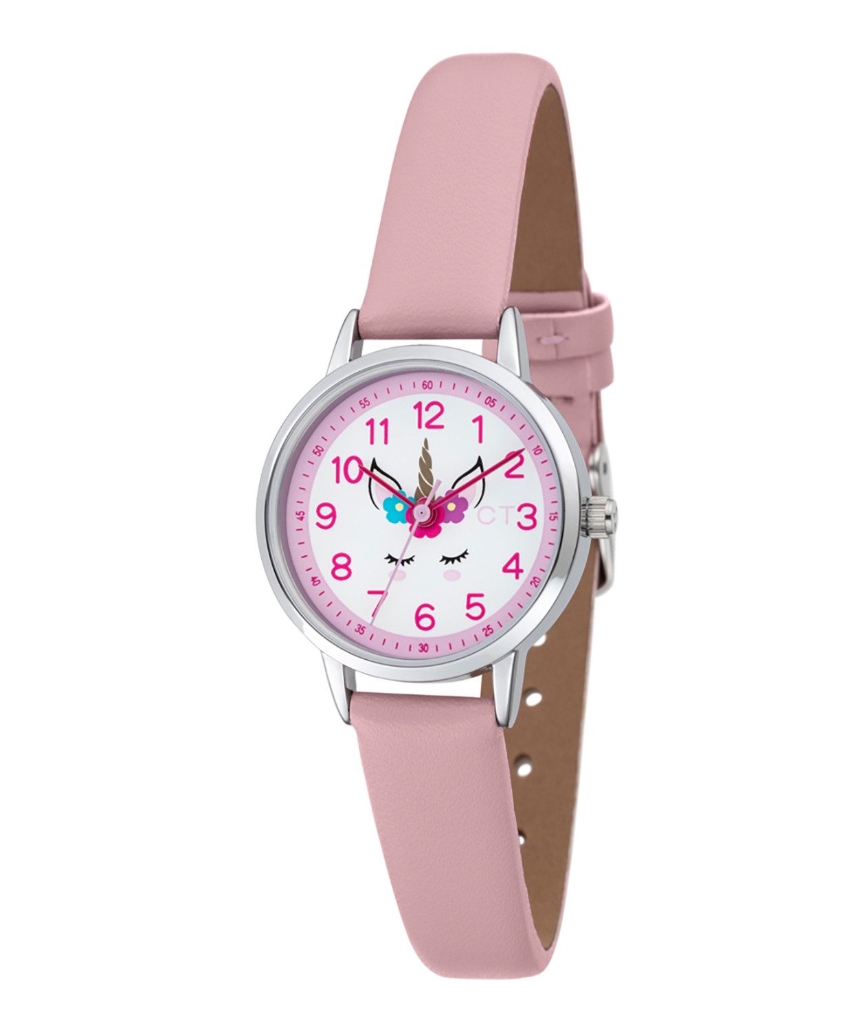 COOL TIME Quarzuhr The Cool Rose Unicorn CT-0004-LQ, Armbanduhr, Kinderuhr, Mädchen, analog