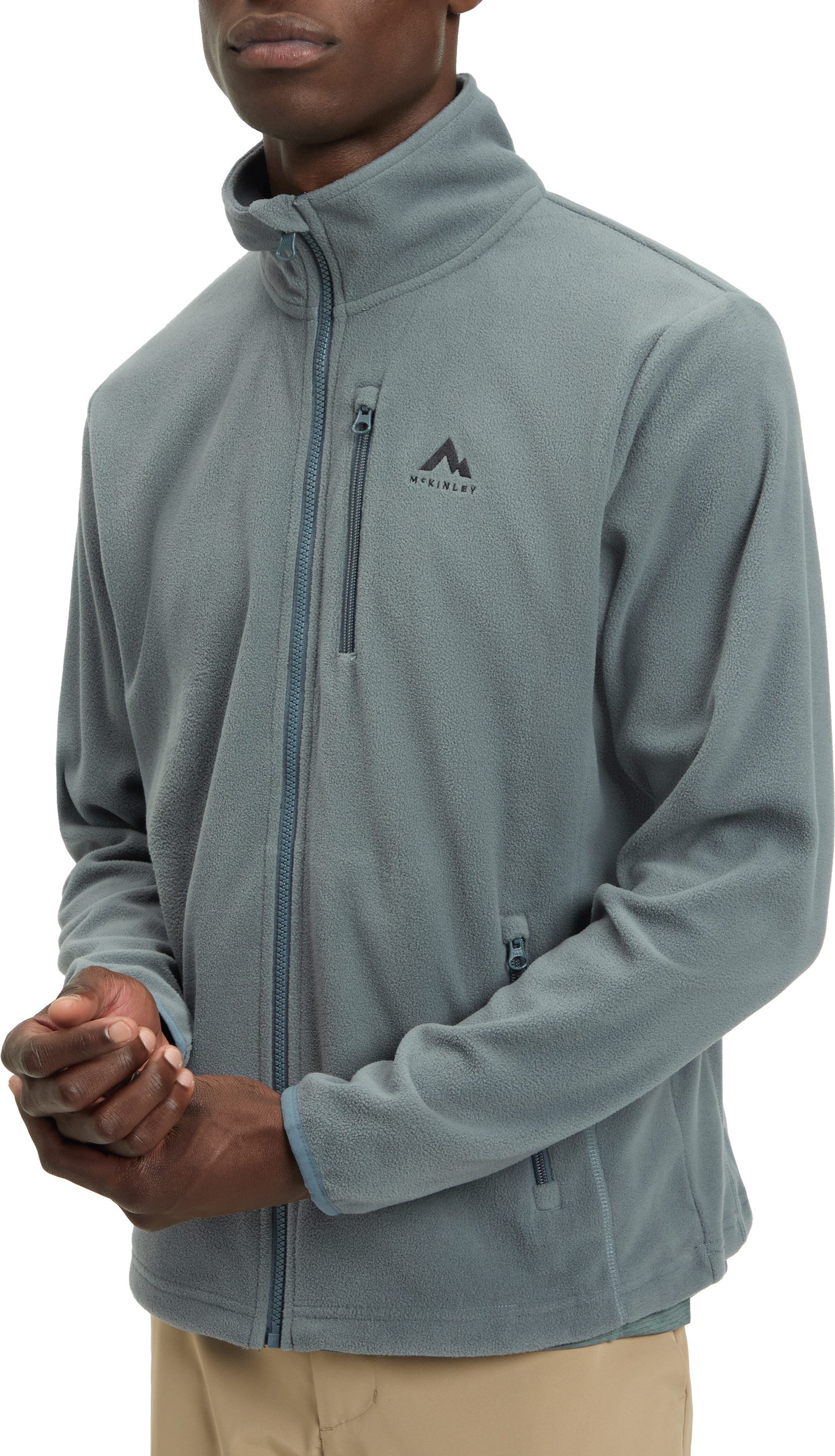 mckinley Fleecejacke HE.-UNTERJACKE CAROL M atmungsaktiv, schnelltrocknend, mit Kinnschutz, hoher Kragen
