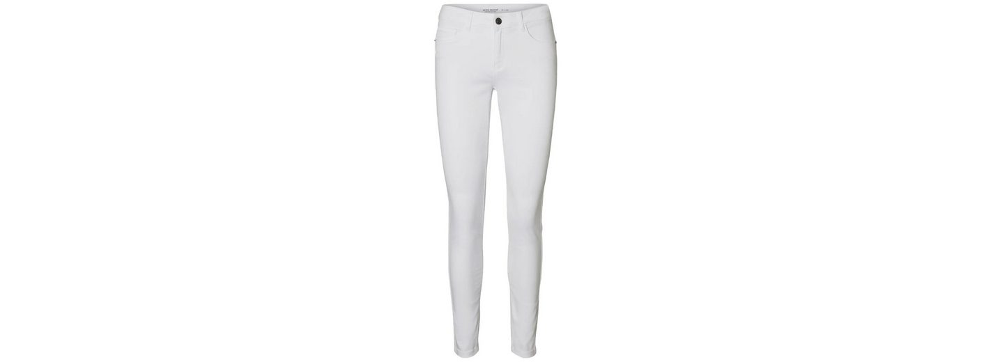 Vero Moda RegularfitJeans »VERO MODA SkinnyFit Jeans figurbetonte Damen Mid Rise Hose