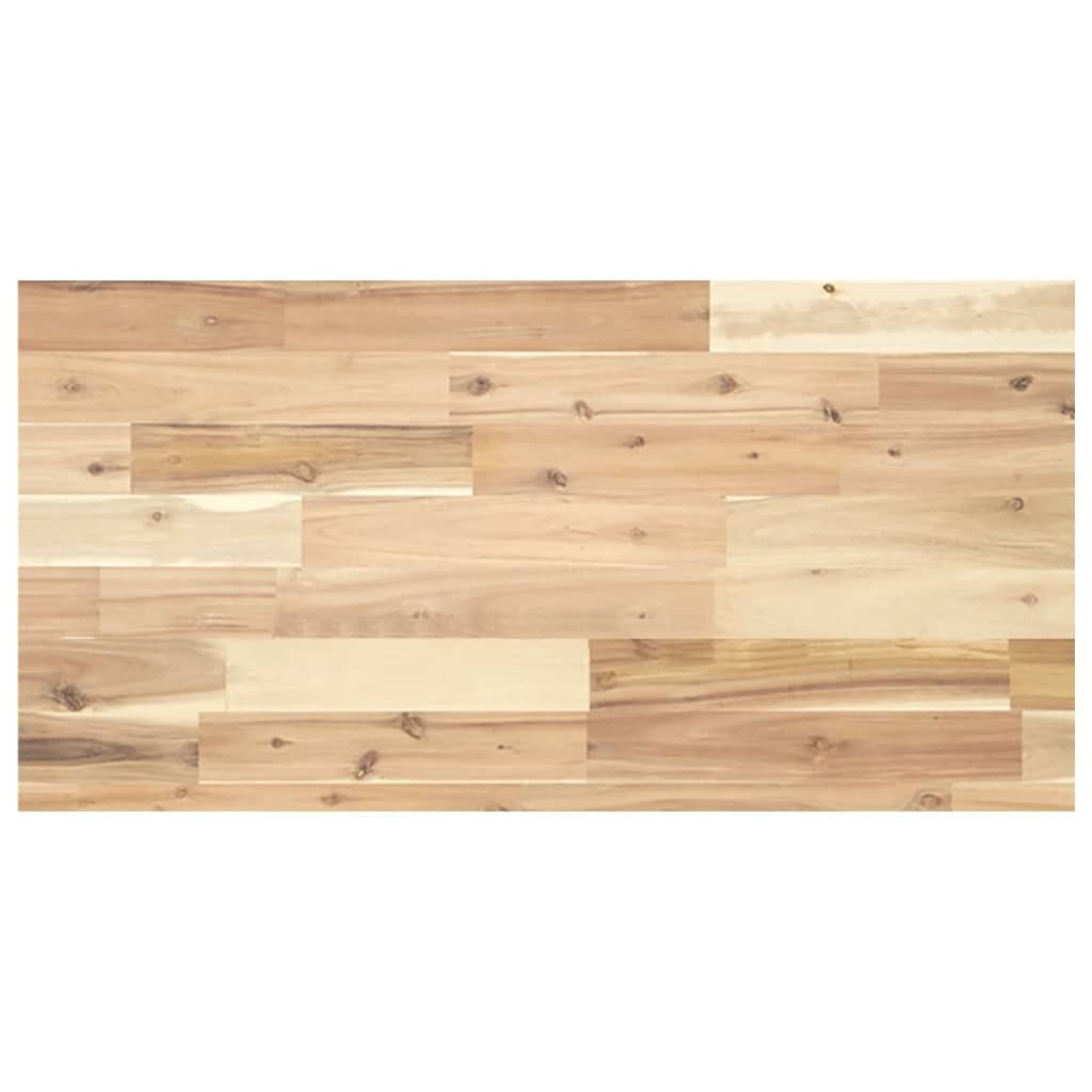 vidaXL Badezimmerspiegelschrank Waschtischplatte Unbehandelt 100x40x4 cm Massivholz (1-St)