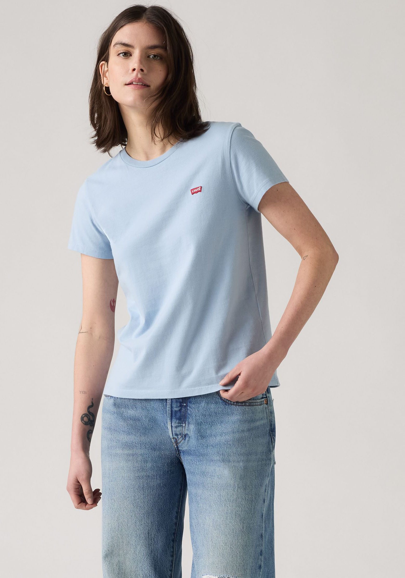 Levi's® T-Shirt TEE Minilogo mit kleiner Logostickerei günstig online kaufen