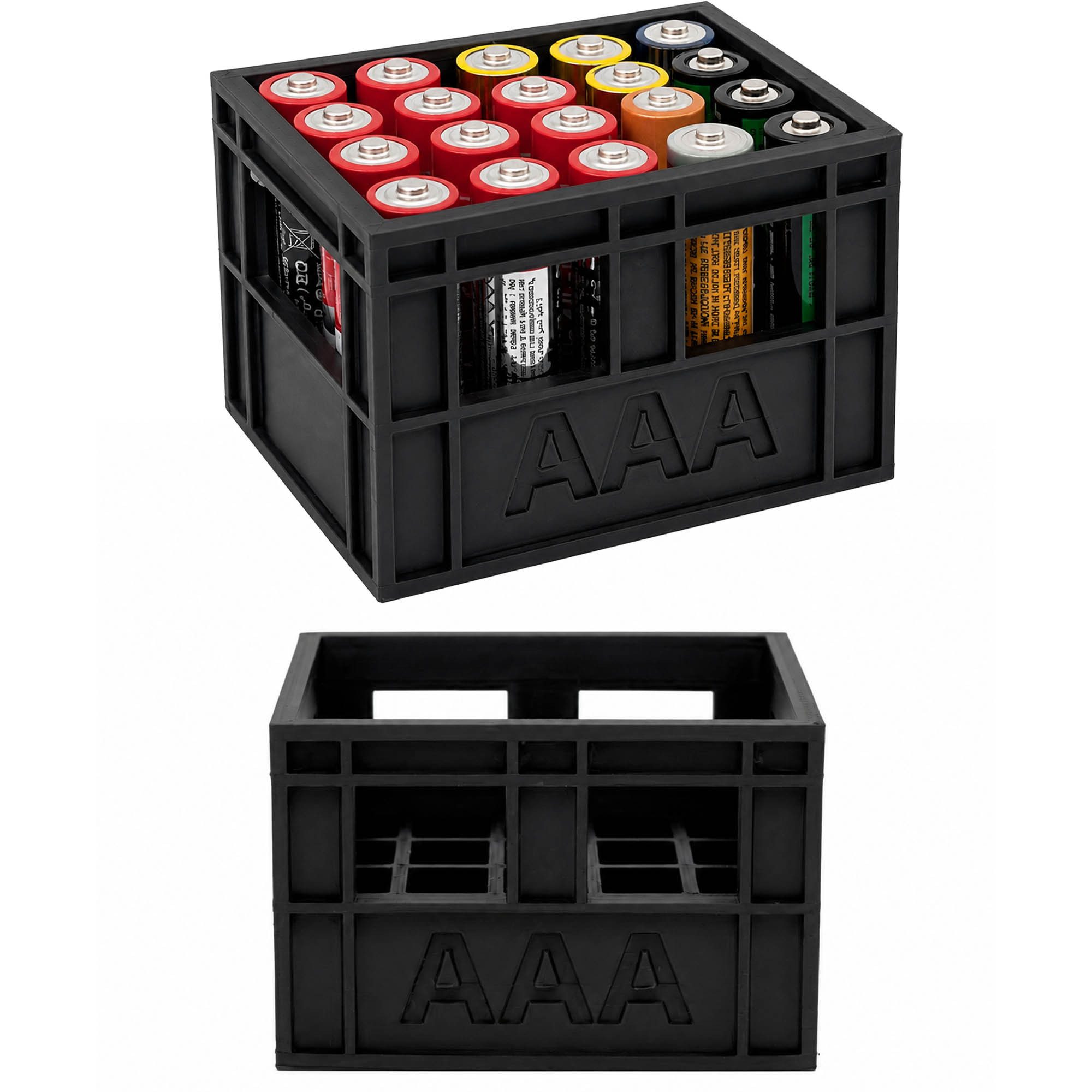 TSB Werk Werkzeughalter Batteriespender Batteriekasten Batteriehalter, 1-tlg., Batteriebox, Batterie, AAA, Organizer