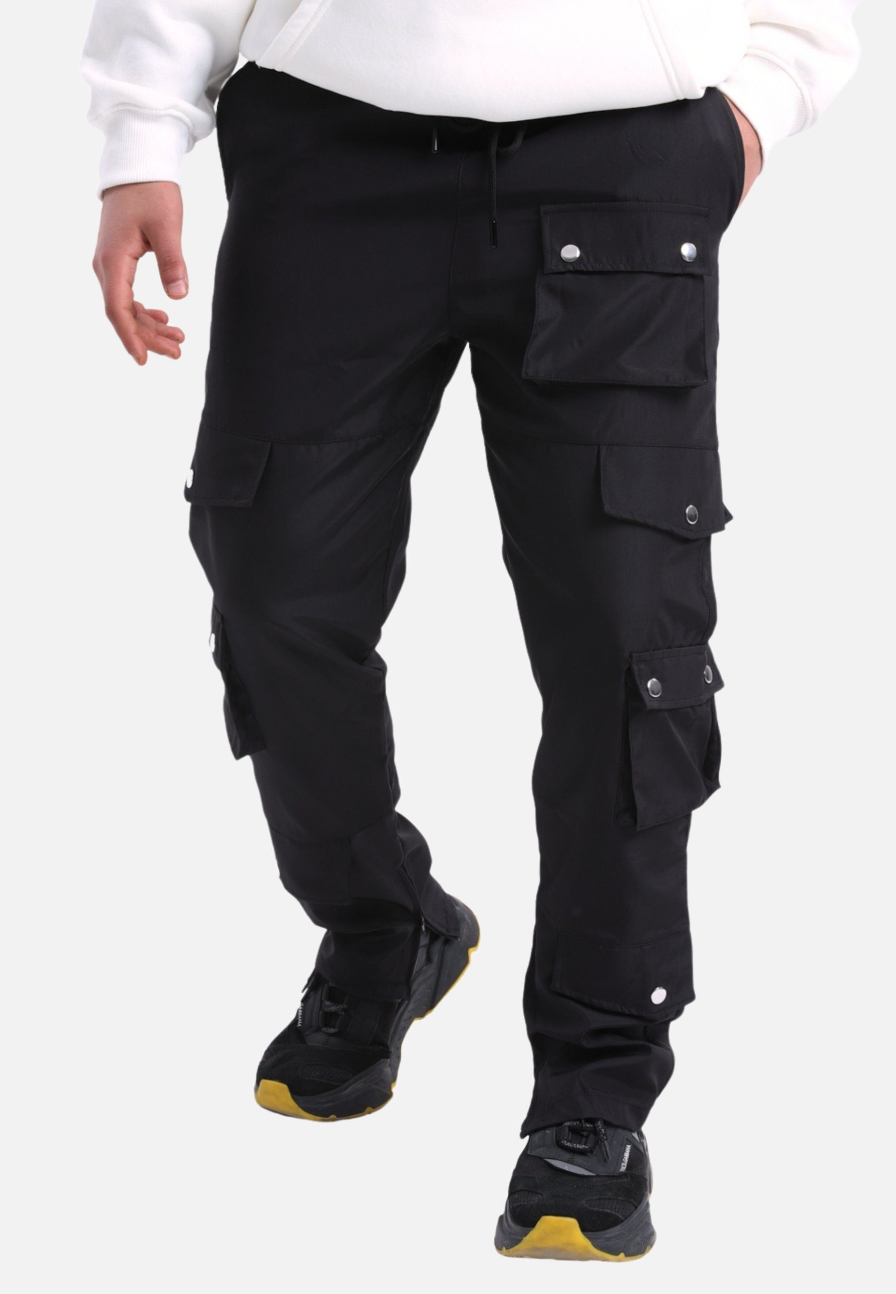 COFI Casuals Cargohose Jogginghose viele Taschen Jogger seitlich zu öffnen günstig online kaufen