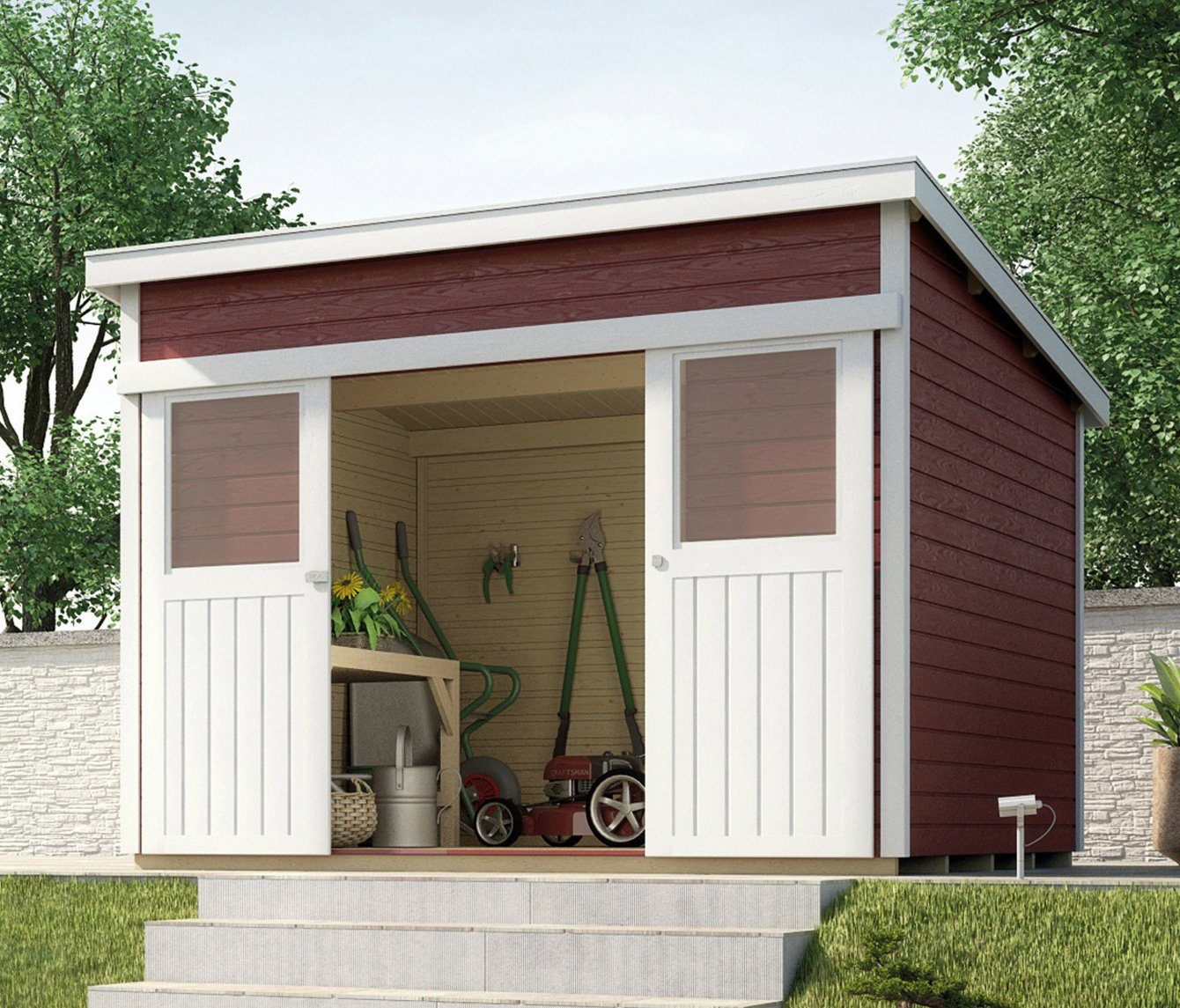 weka Gartenhaus 225 Gr.2, BxT: 315x335 cm