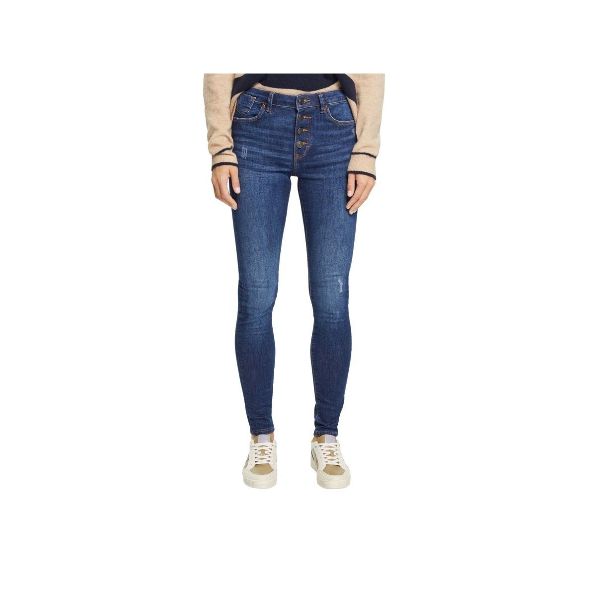 Esprit 5-Pocket-Jeans (1-tlg) blau