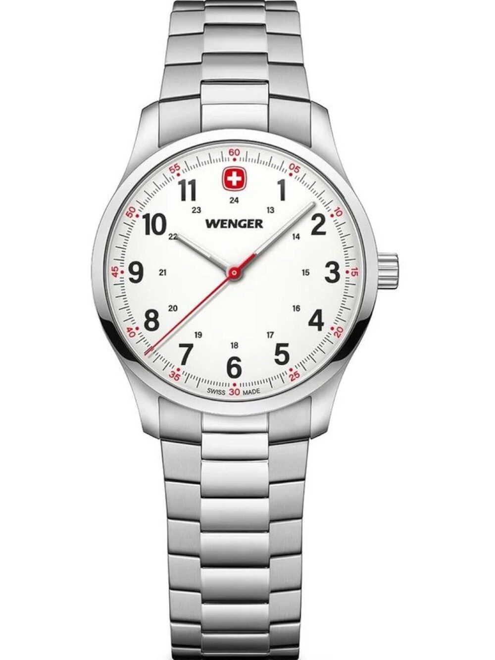 Wenger Quarzuhr Wenger 01.1421.130 Damenuhr City Sport 34mm 5ATM Wenger 01.1421.130 Damenuhr City Sport 34mm 5ATM