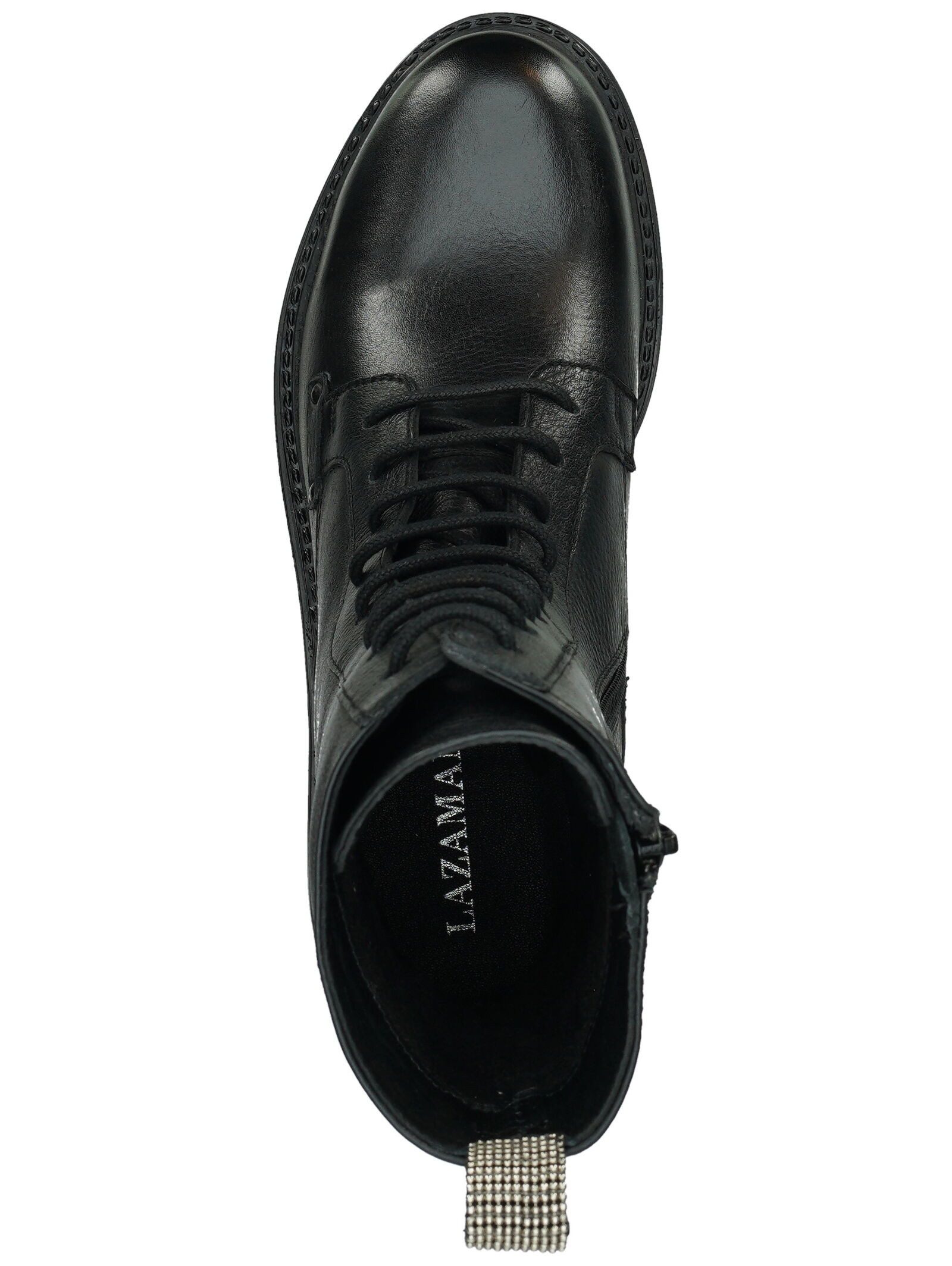 Lazamani Lazamani Stiefel Leder Schnürstiefel