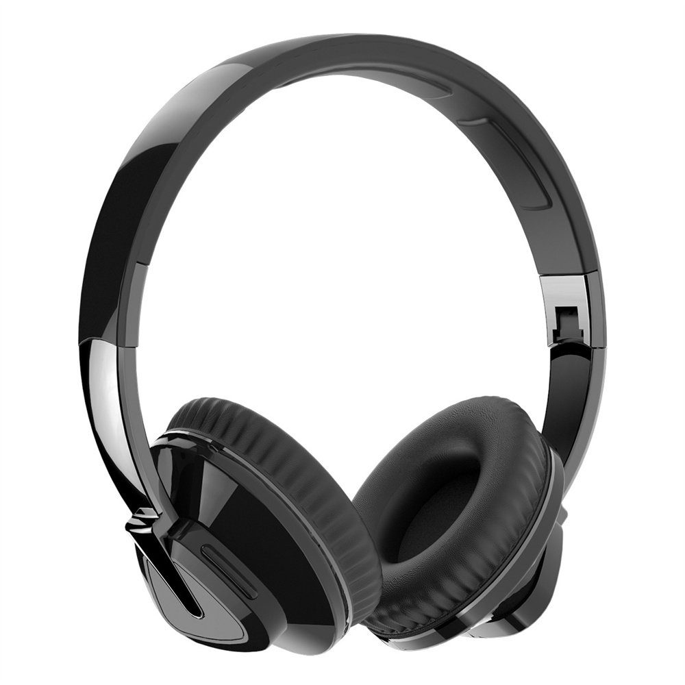 Dekorative Kabellose Bluetooth Kopfhörer, HIFI-Klangqualität, lange Akkulaufzeit Over-Ear-Kopfhörer (Geräuschunterdrückung, lange Akkulaufzeit, mehrere Wiedergabeoptionen) Schwarz