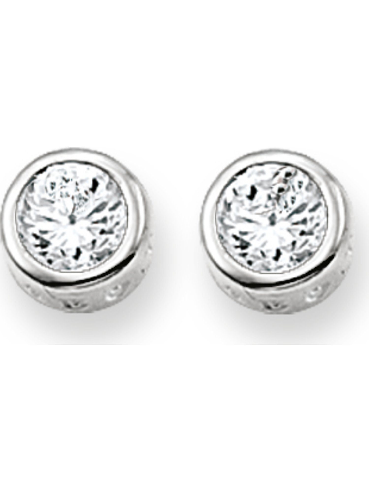 Paar Ohrstecker Thomas Sabo Damen-Ohrstecker 925er Silber Zirkonia