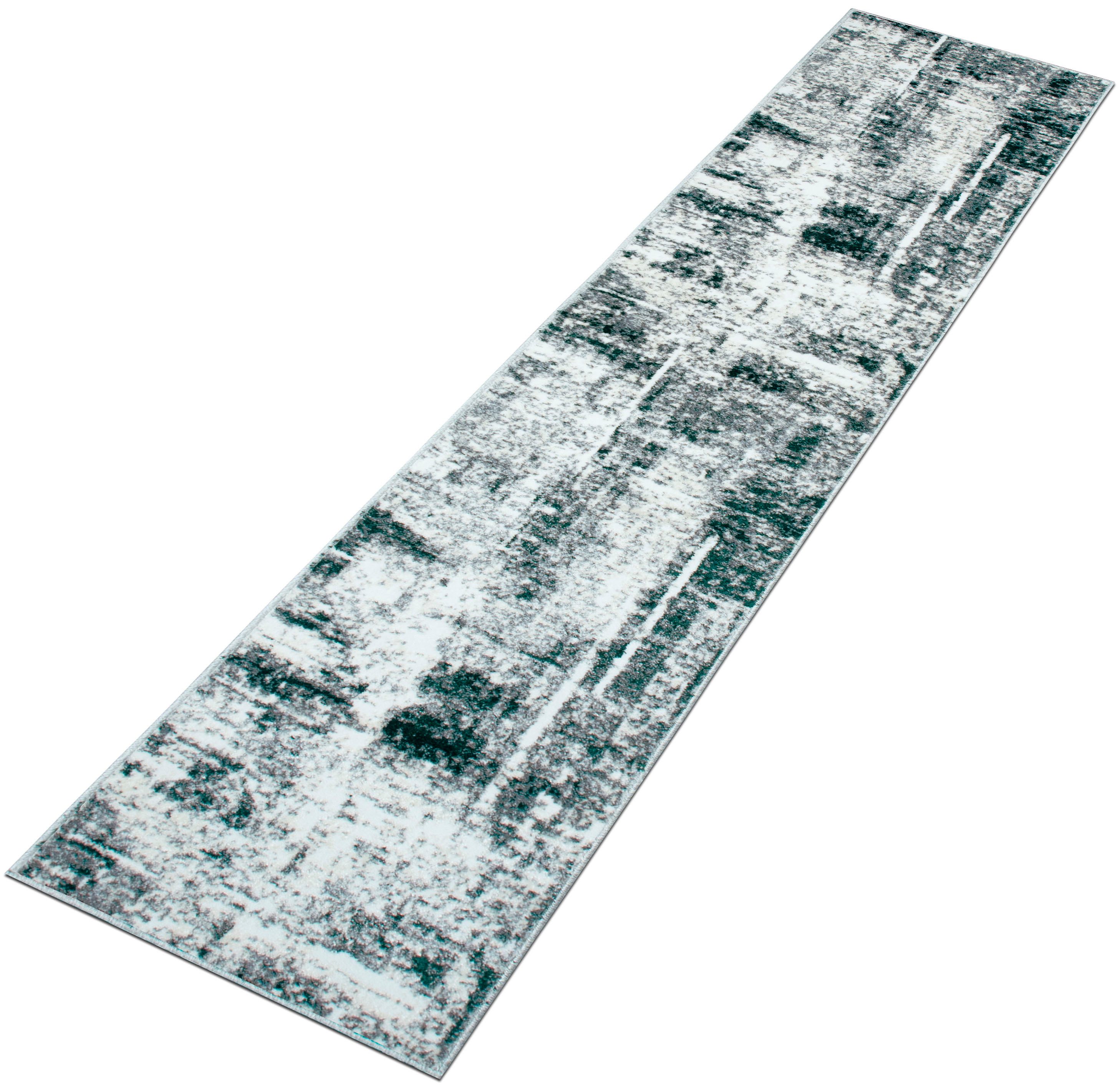 my home Läufer Salsa, rechteckig, Höhe: 9 mm, mit besonders weichem Flor, Kurzflor, im Vintage-Look, dichte Qualität