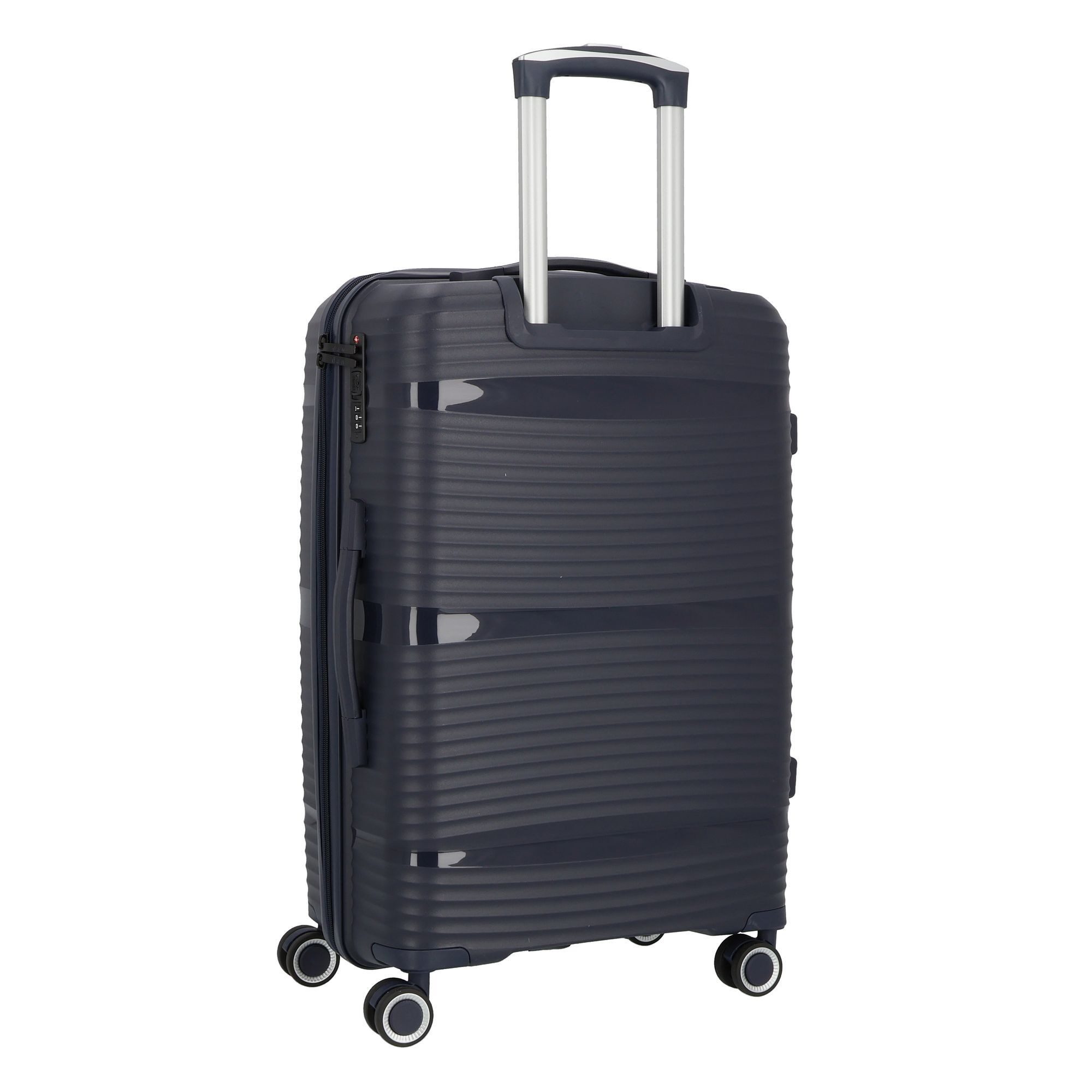 D&N Hartschalen-Trolley Travel Line 4200, 4 Rollen, Polycarbonat