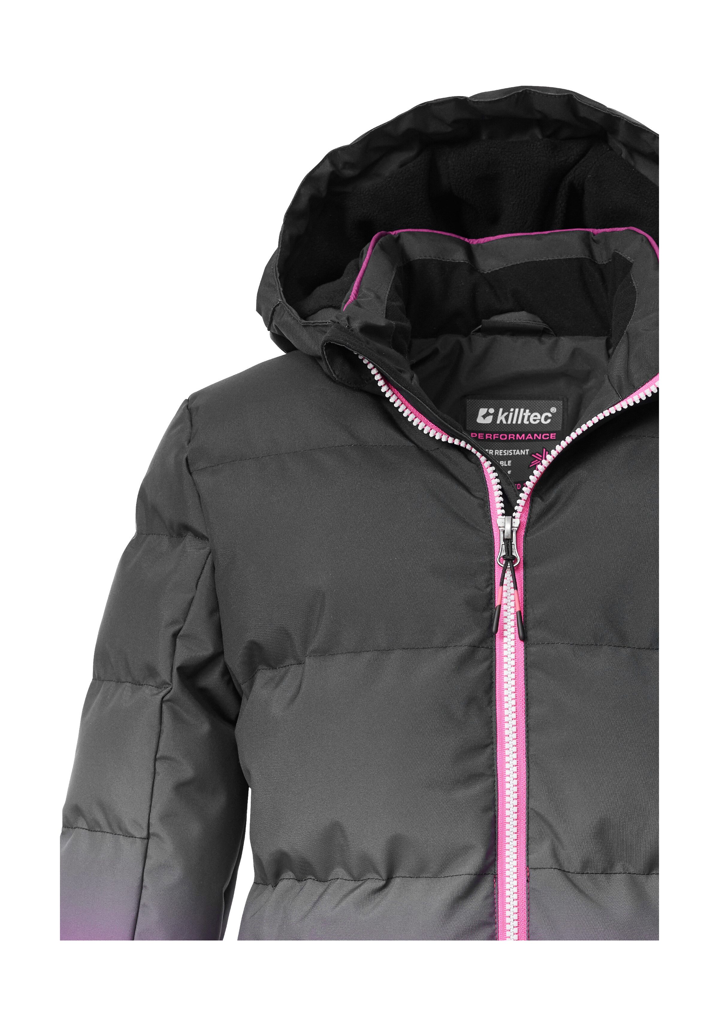 Killtec Skijacke KSW 330 GRLS SKI QLTD JCKT Wasserabweisende Winterjacke, atmungsaktiv, verstellbare Kapuze