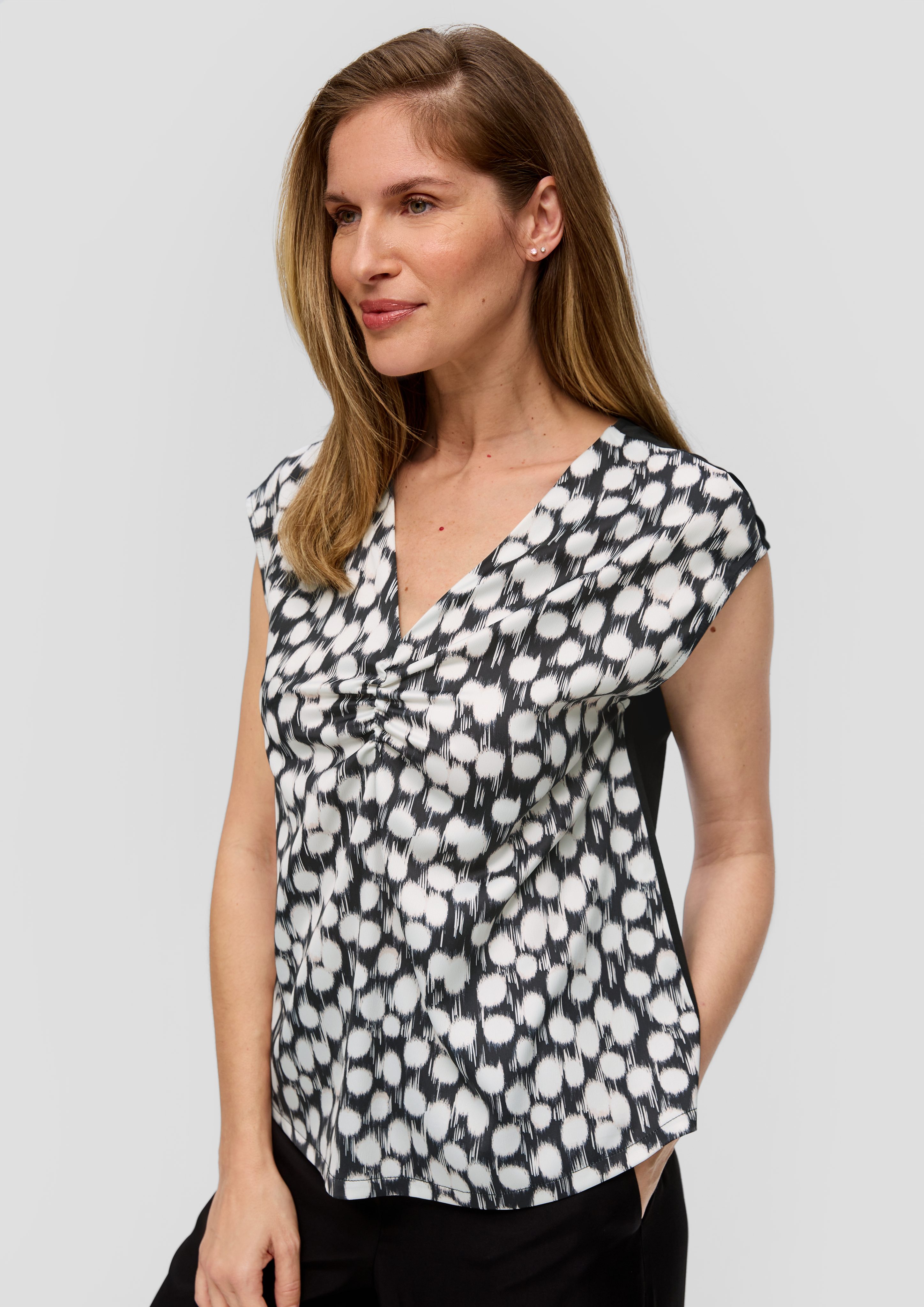 s.Oliver BLACK LABEL Kurzarmshirt Top mit günstig online kaufen