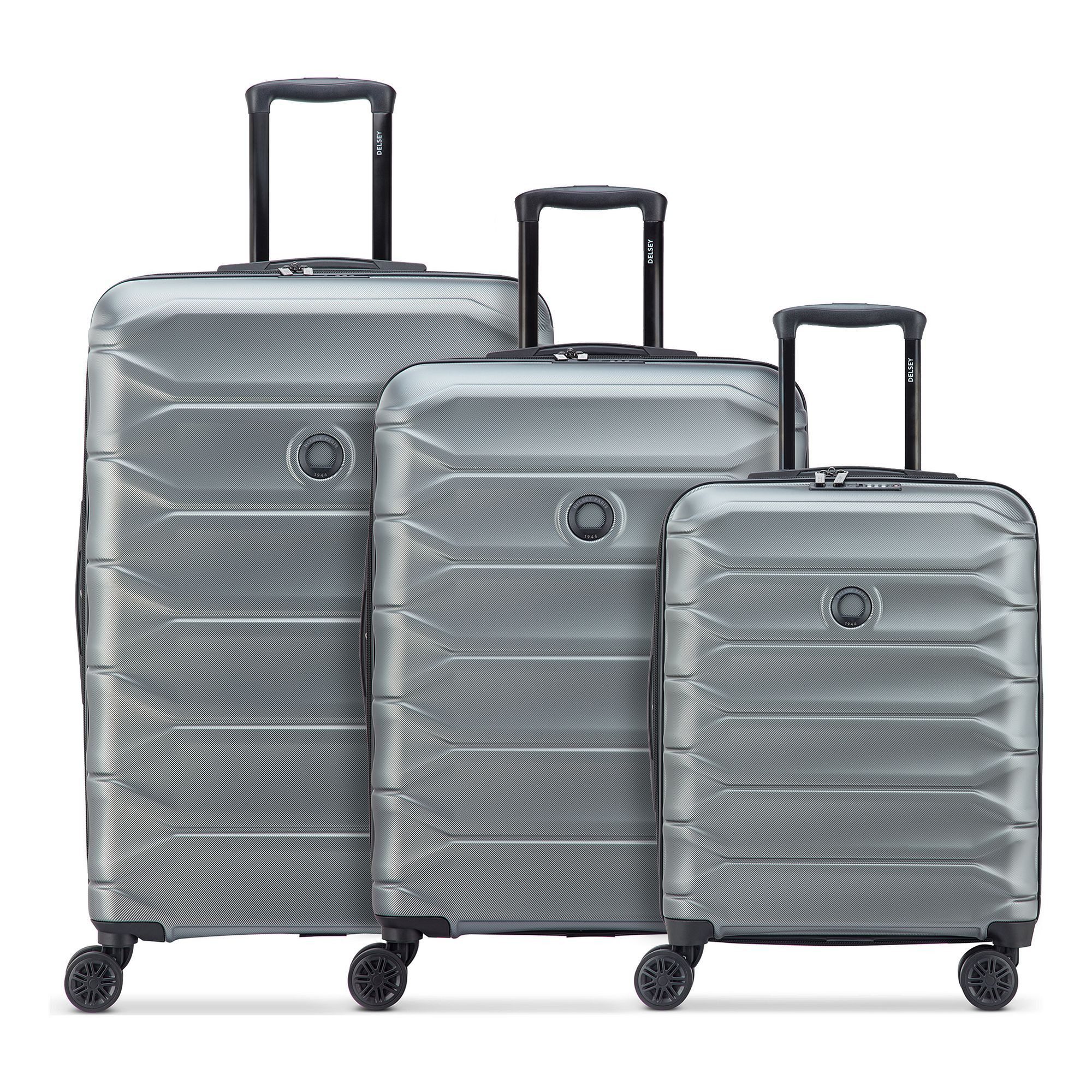 Delsey Paris Trolleyset Meteor, 4 Rollen, (3-teilig, 3 tlg), ABS